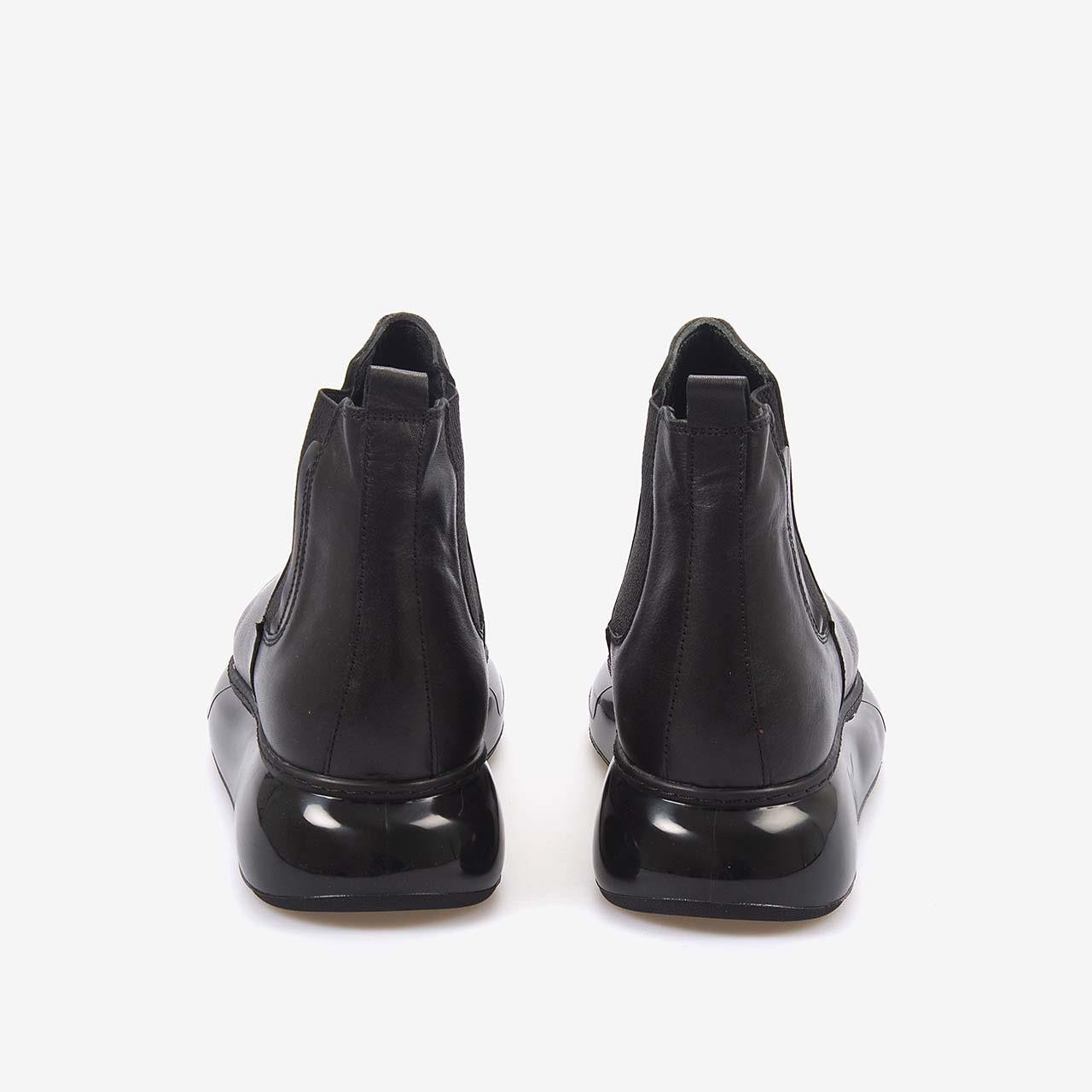 BotKemal TancaKemal Tanca Hakiki Deri Havalı Taban Erkek Chelsea Siyah Bot B2