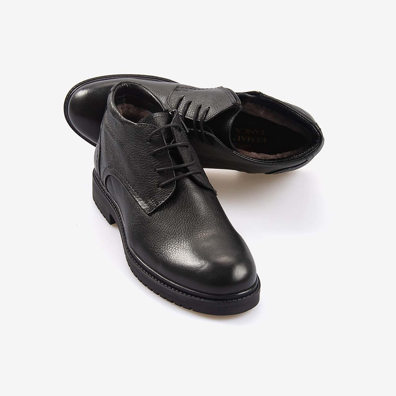 BotKemal TancaKemal Tanca Hakiki Deri İçi Kürklü Erkek Klasik Bot P25062