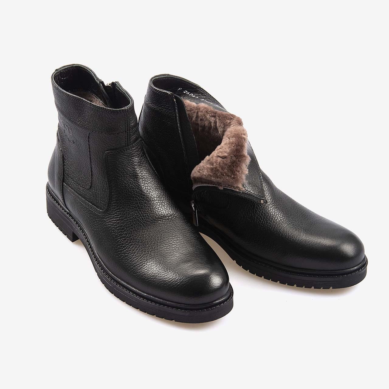 BotKemal TancaKemal Tanca Hakiki Deri İçi Kürklü Erkek Bot P25061