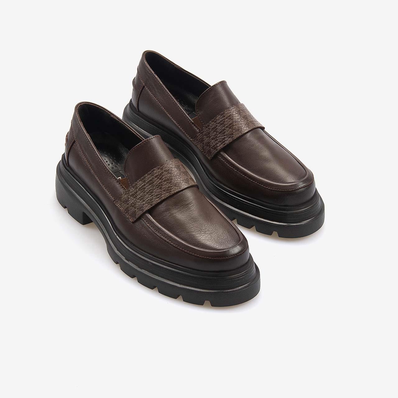 GünlükKemal TancaKemal Tanca  Hakiki Deri Kadın Günlük Ayakkabı T802