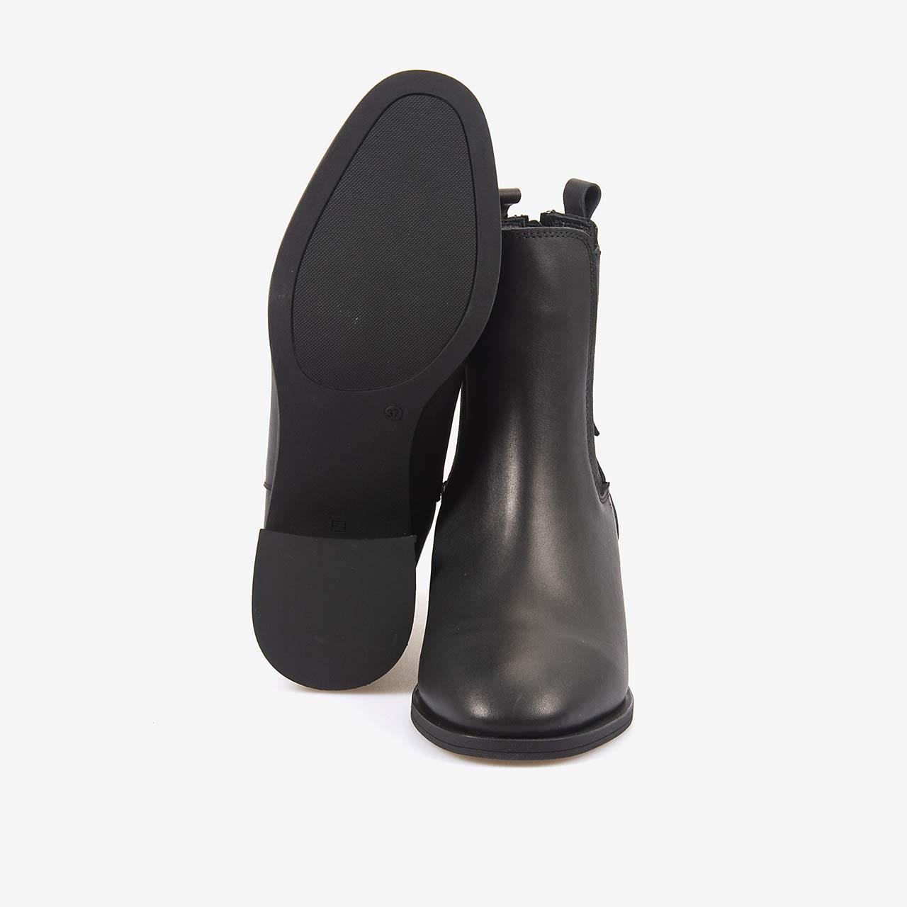 Günlük BotKemal TancaKemal Tanca Hakiki Deri Kadın Topuklu Chelsea Bot 26-103552K