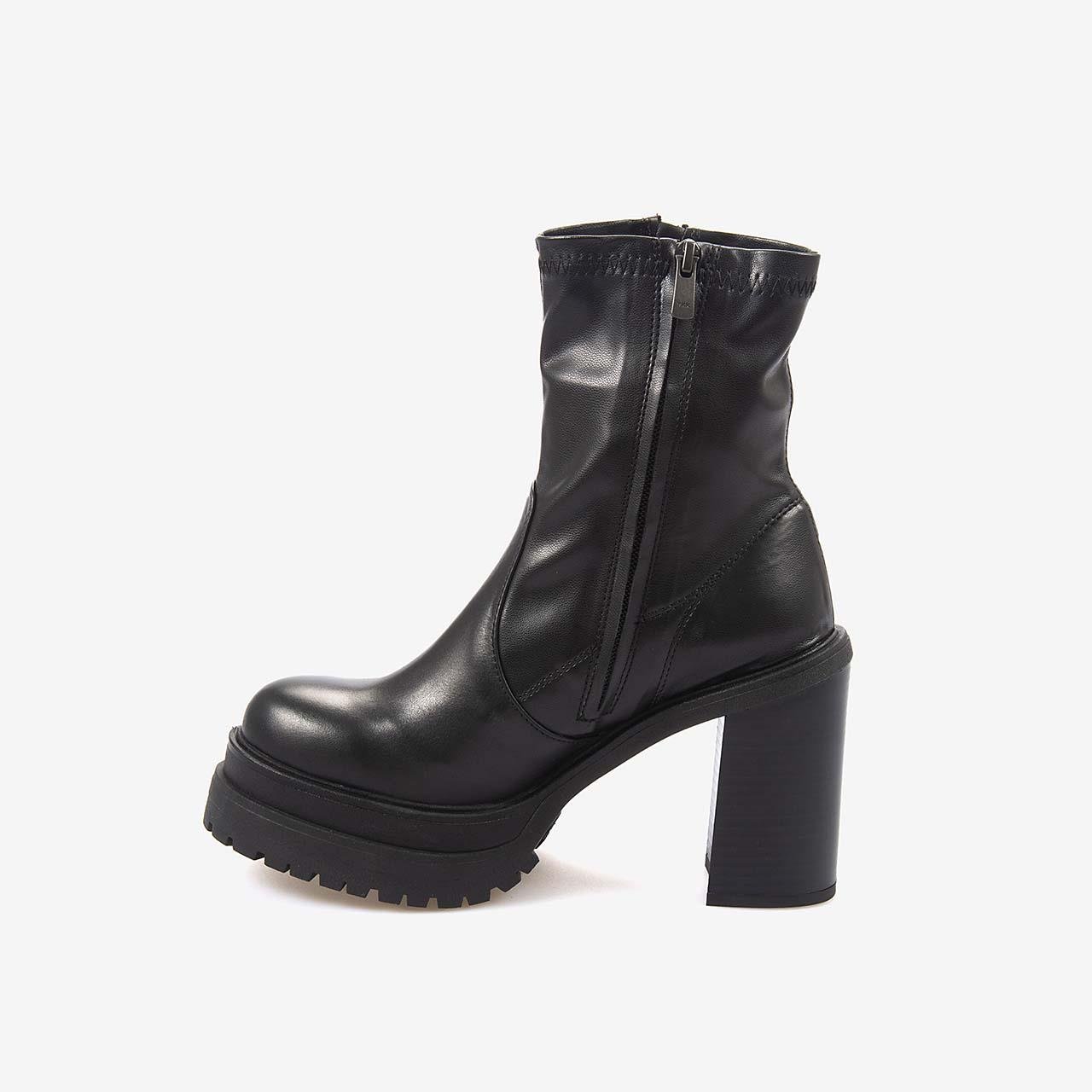 Günlük BotKemal TancaKemal Tanca Hakiki Deri Kadın Topuklu Bot 7009