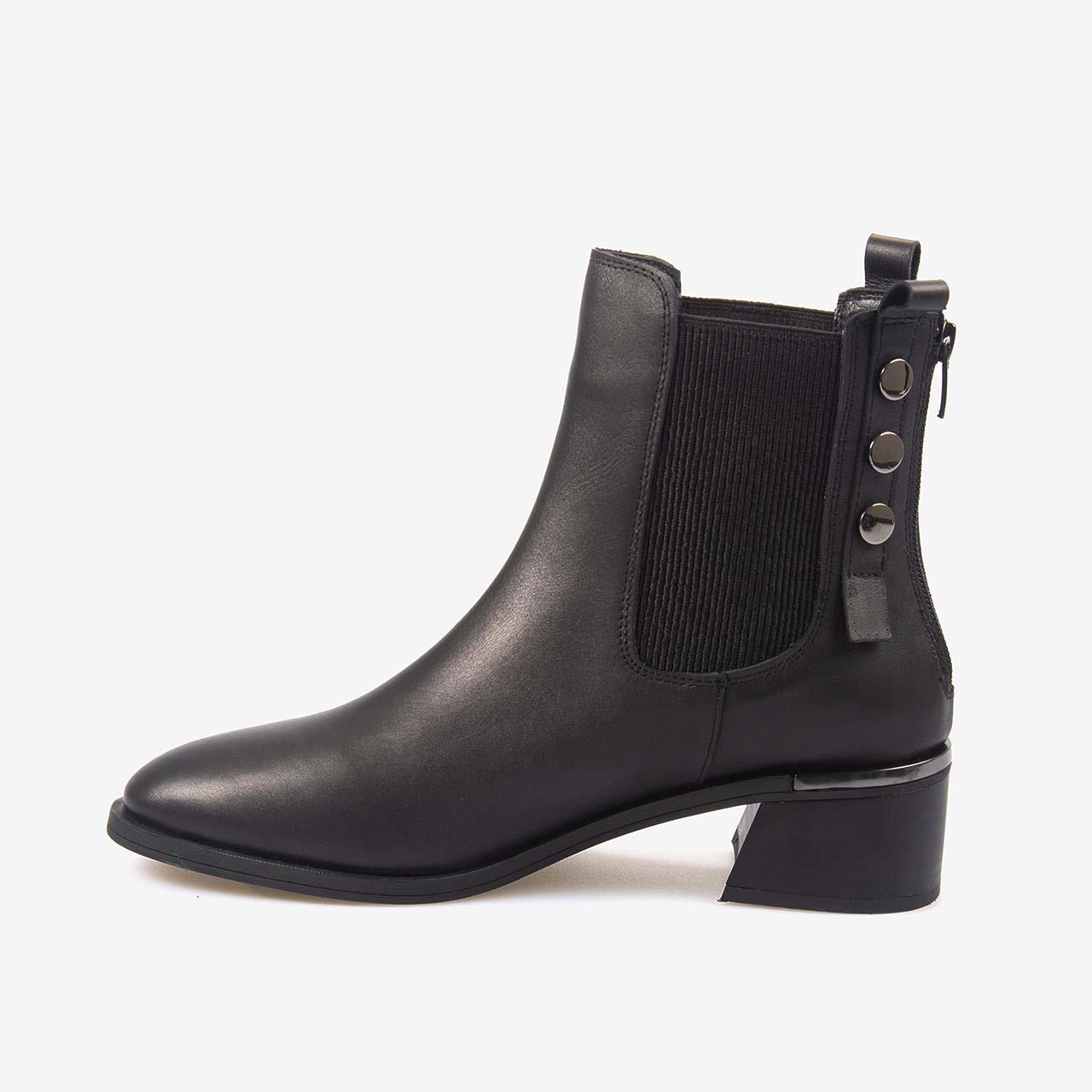 Günlük BotKemal TancaKemal Tanca Hakiki Deri Kadın Topuklu Chelsea Bot 26-103552K