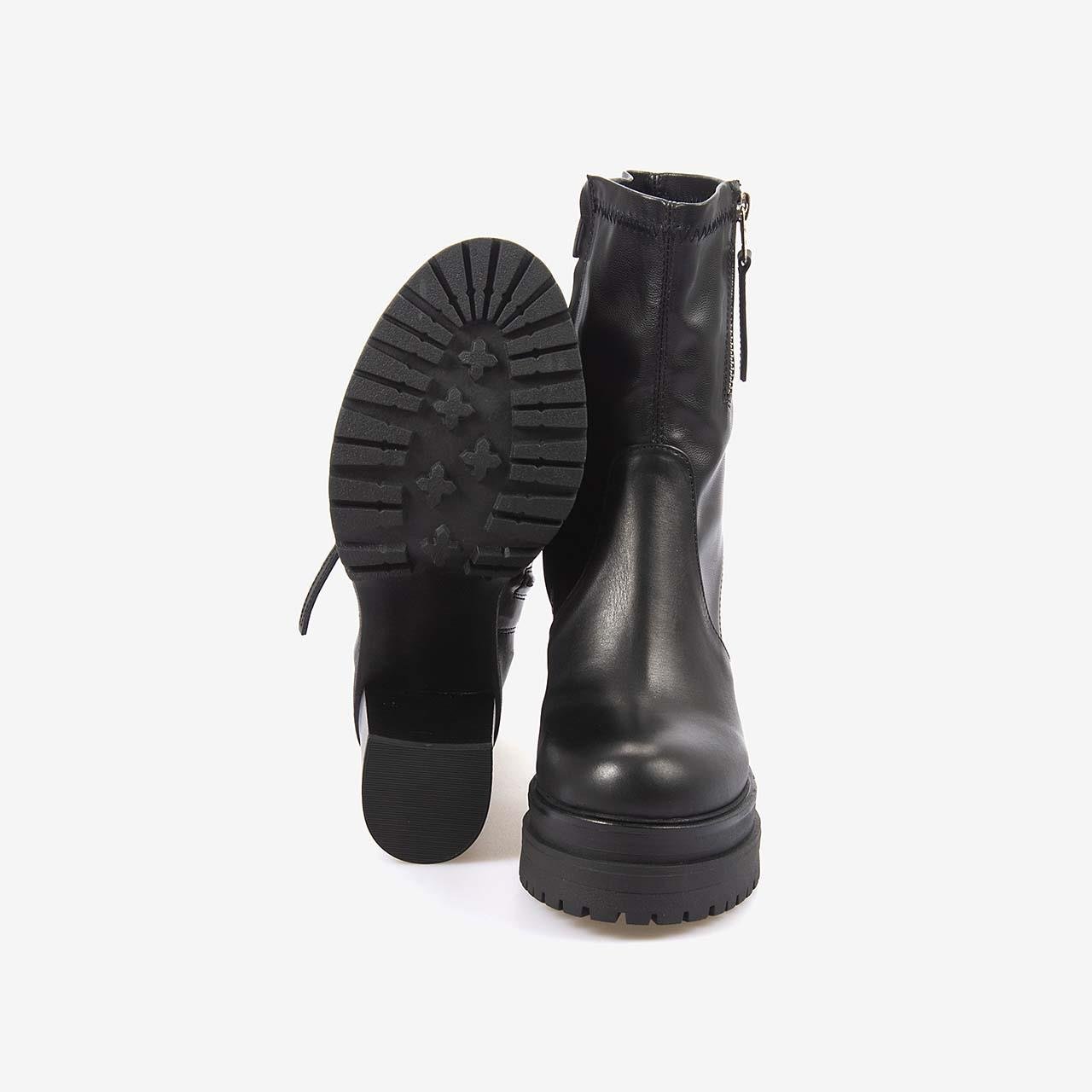 Günlük BotKemal TancaKemal Tanca Hakiki Deri Kadın Topuklu Bot 7009