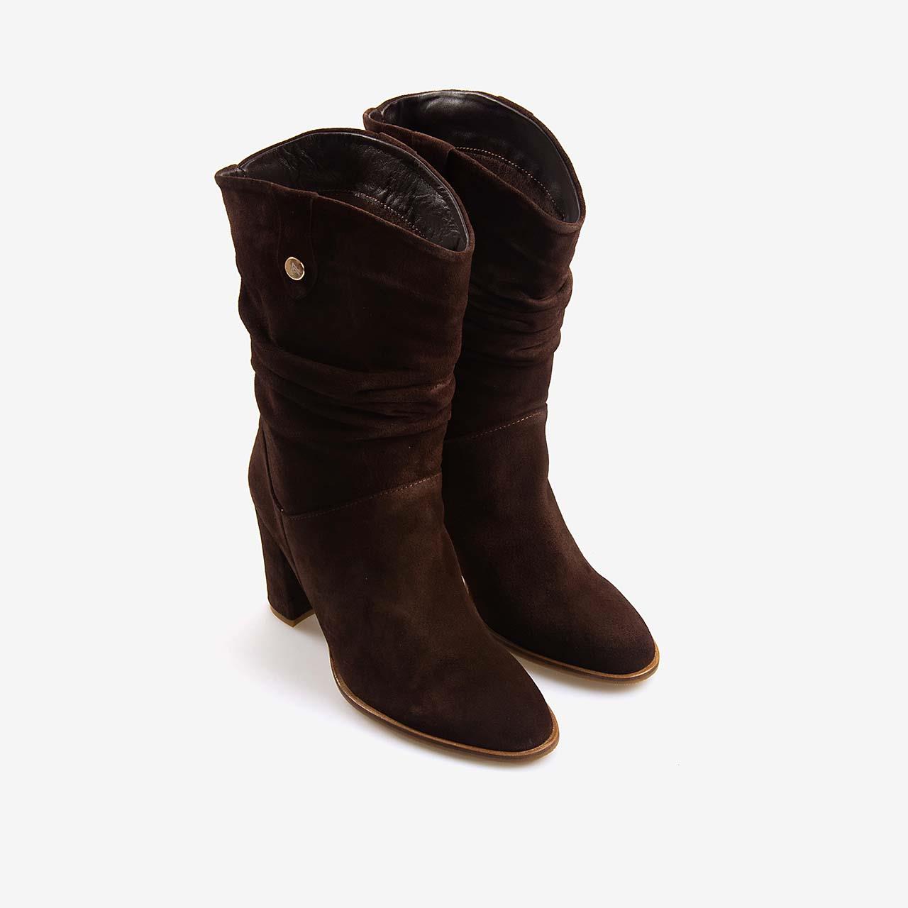 Günlük ÇizmeKemal TancaKemal Tanca  Hakiki Deri Süet Kadın Çizme 25-100670K