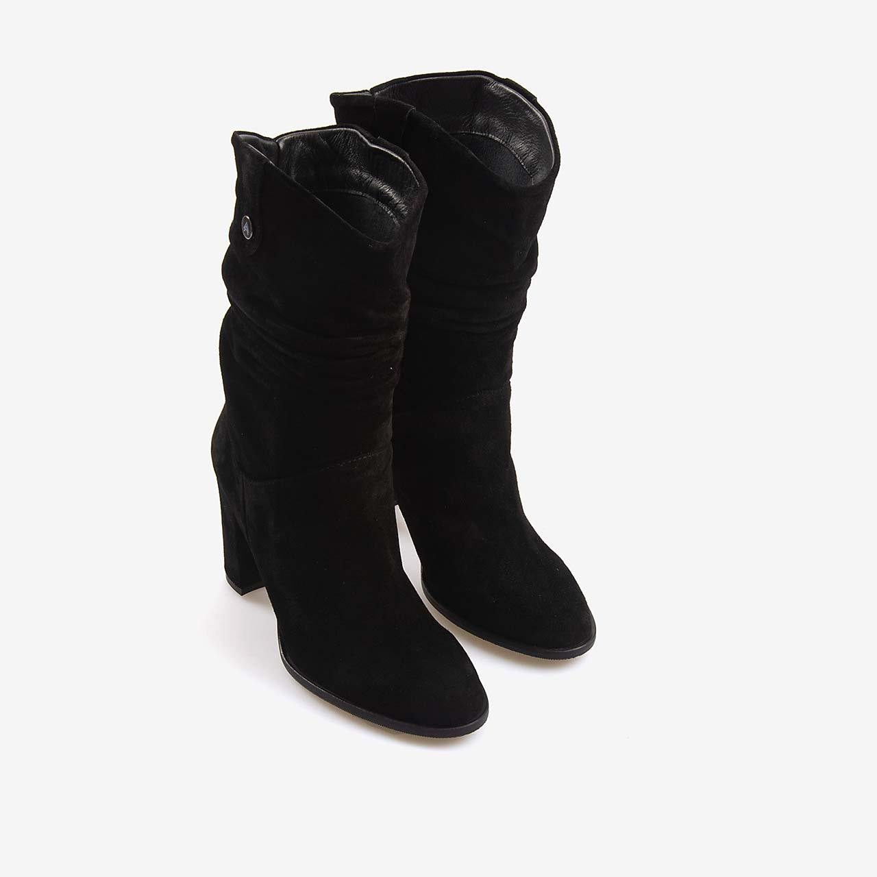 Günlük ÇizmeKemal TancaKemal Tanca  Hakiki Deri Süet Kadın Çizme 25-100670K