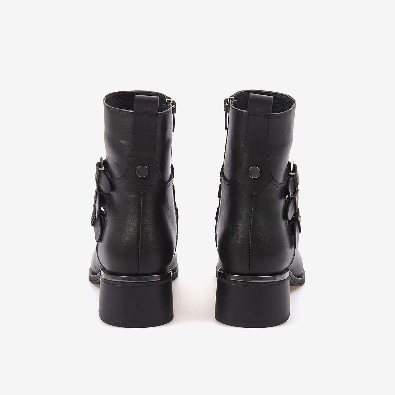 Günlük BotKemal TancaKemal Tanca Hakiki Deri Topuklu Kadın Bot 26-103558K