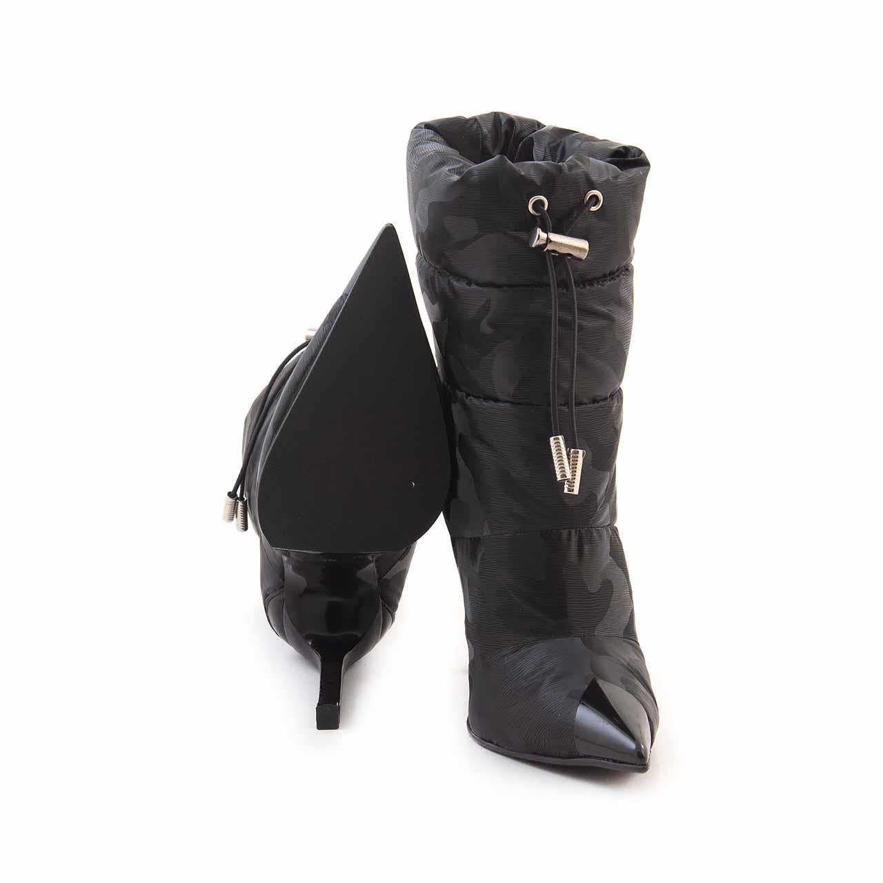 MocassiniMocassini Deri İnce Topuklu Kadın Bot 470