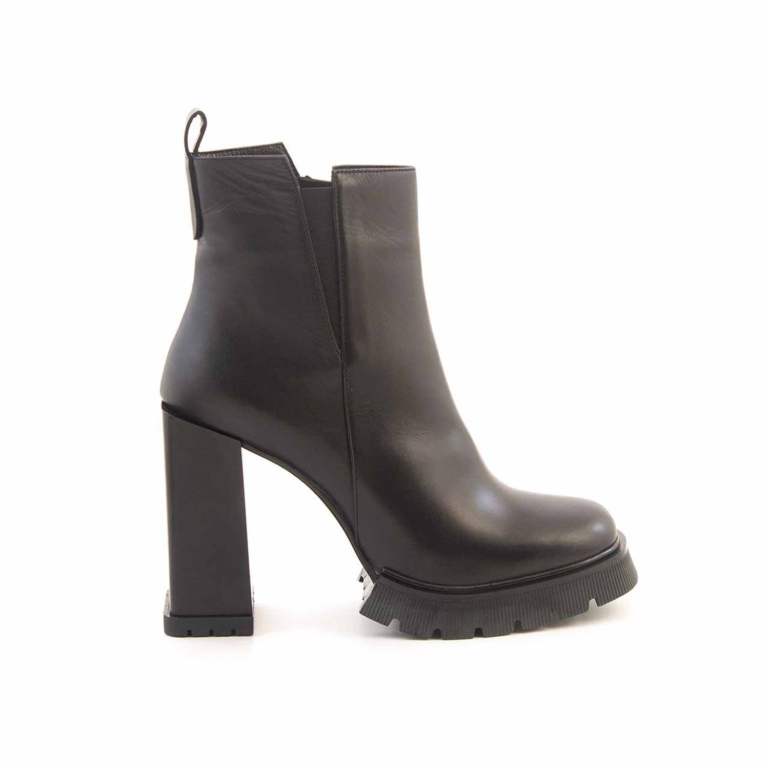 Mocassini Deri Kadın Topuklu Bot 4500