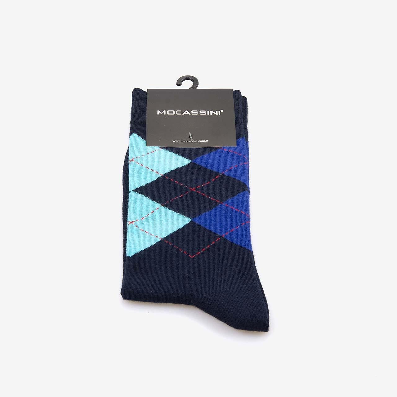 ÇorapMocassiniMocassini Ekoseli Erkek Çorap ERB03-MC