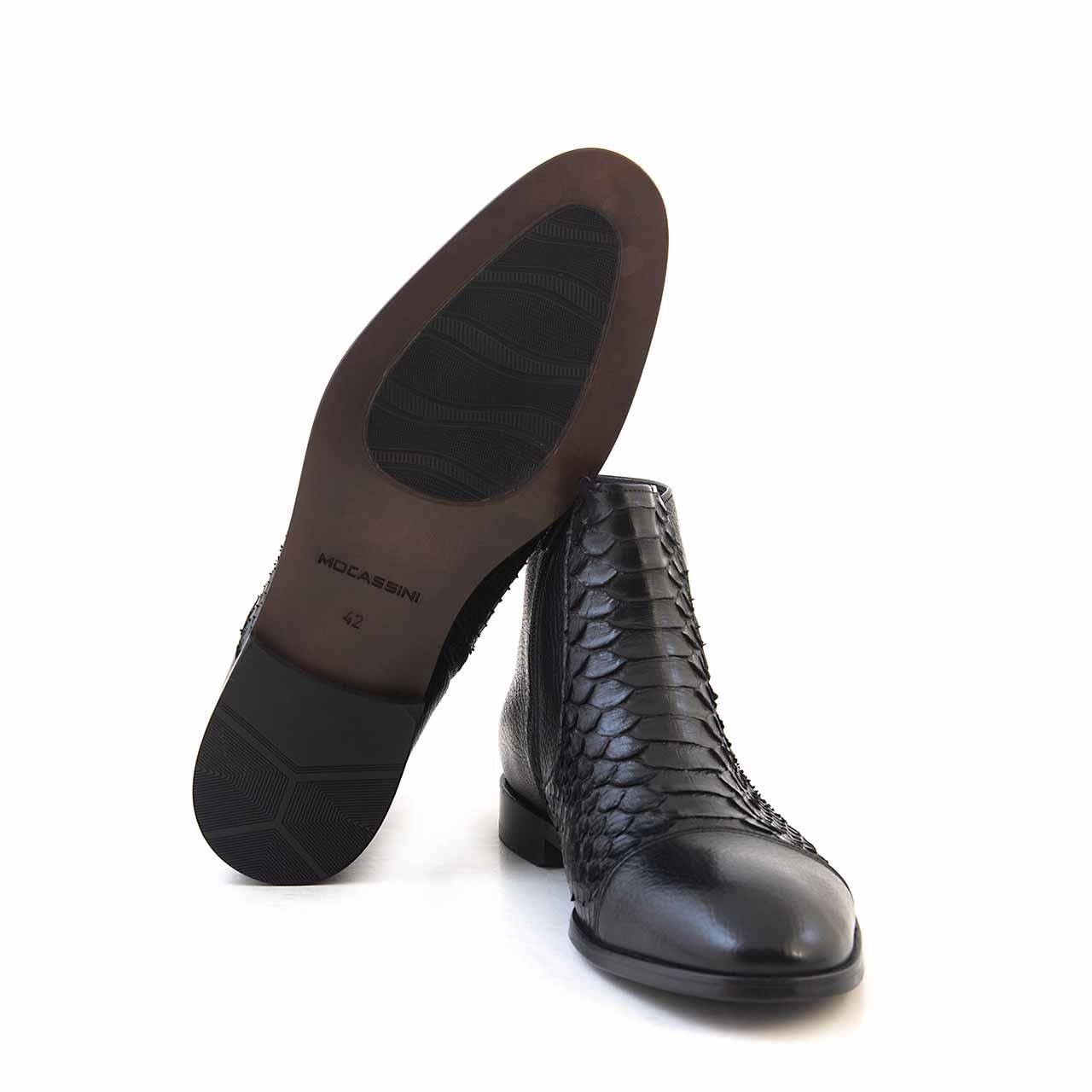 Mocassini GoldMocassini Gold Deri  Erkek Bot 715Y