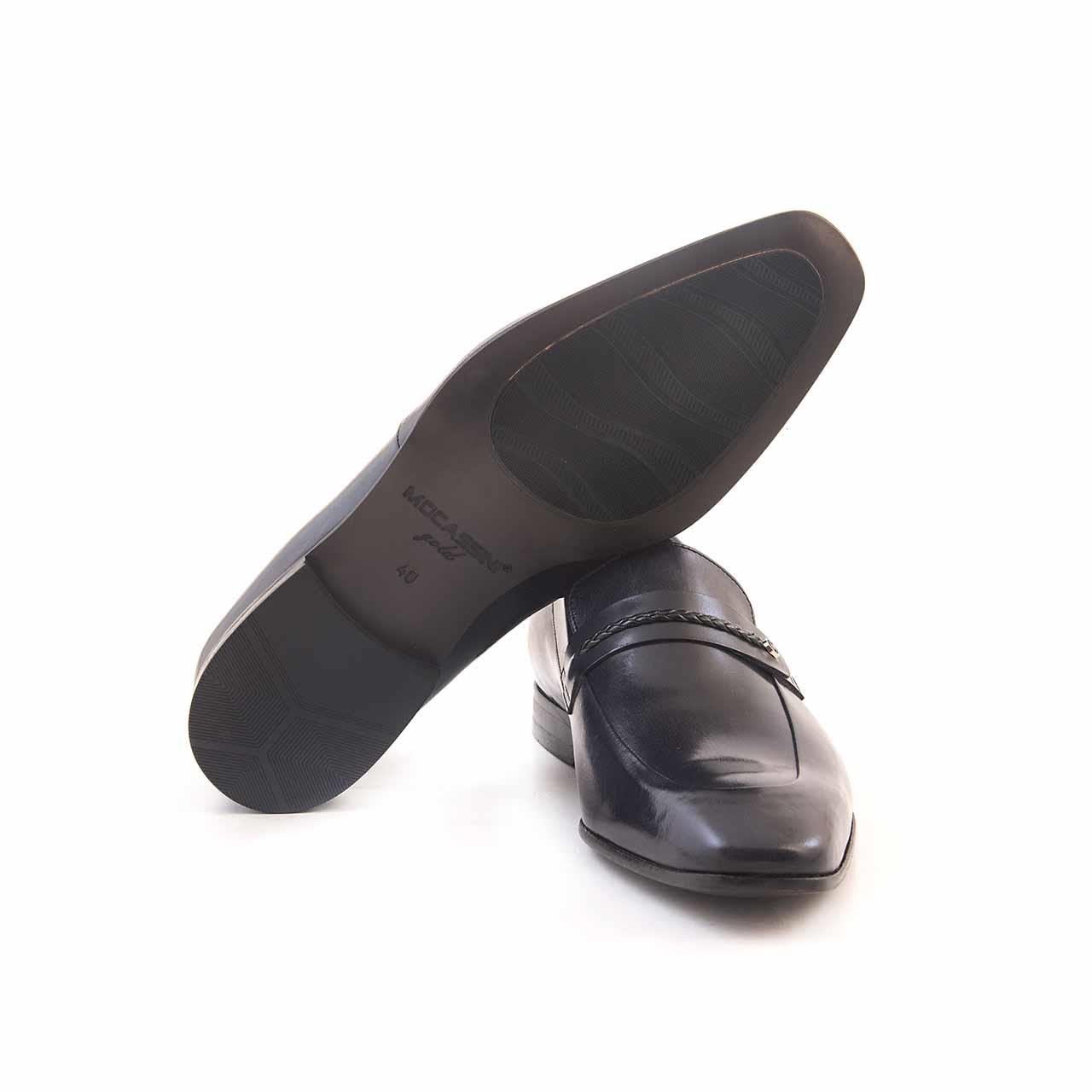 KlasikMocassini GoldMocassini Gold   Erkek Klasik Ayakkabı 5074E