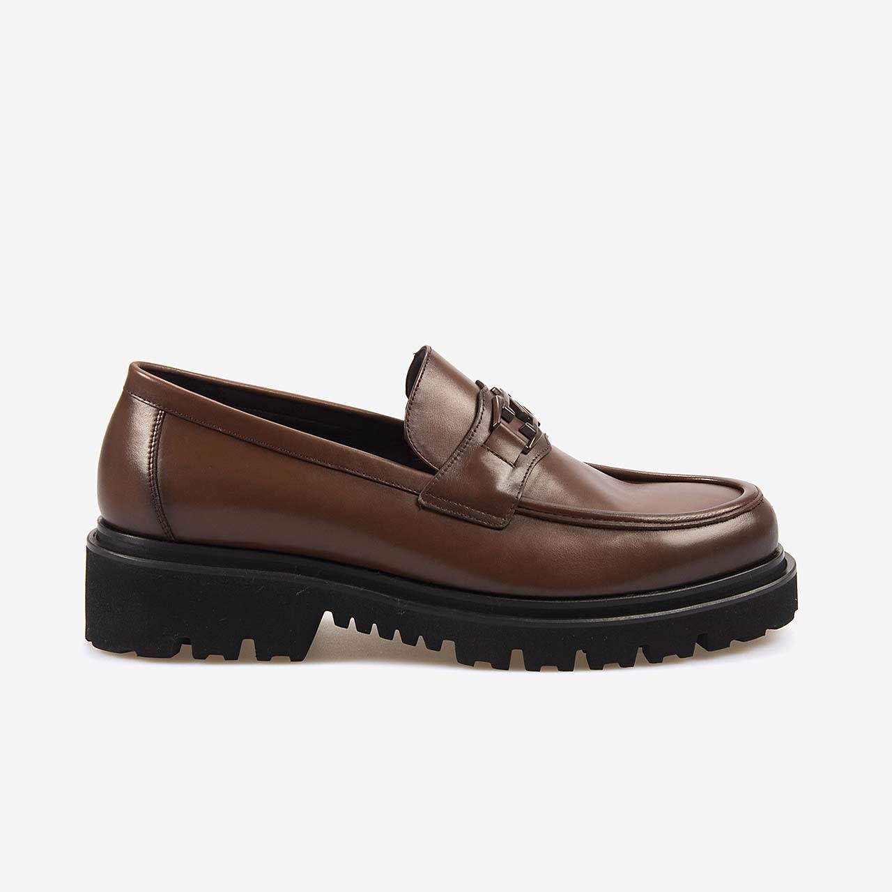 GünlükMocassini GoldMocassini Gold  Hakiki Deri Erkek Günlük Ayakkabı 7554