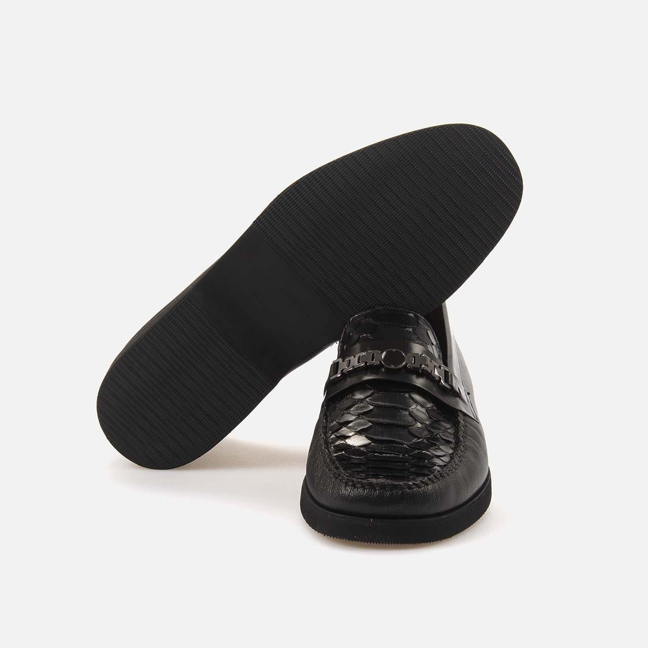 GünlükMocassini GoldMocassini Gold Hakiki Deri Erkek Günlük Ayakkabı 9008