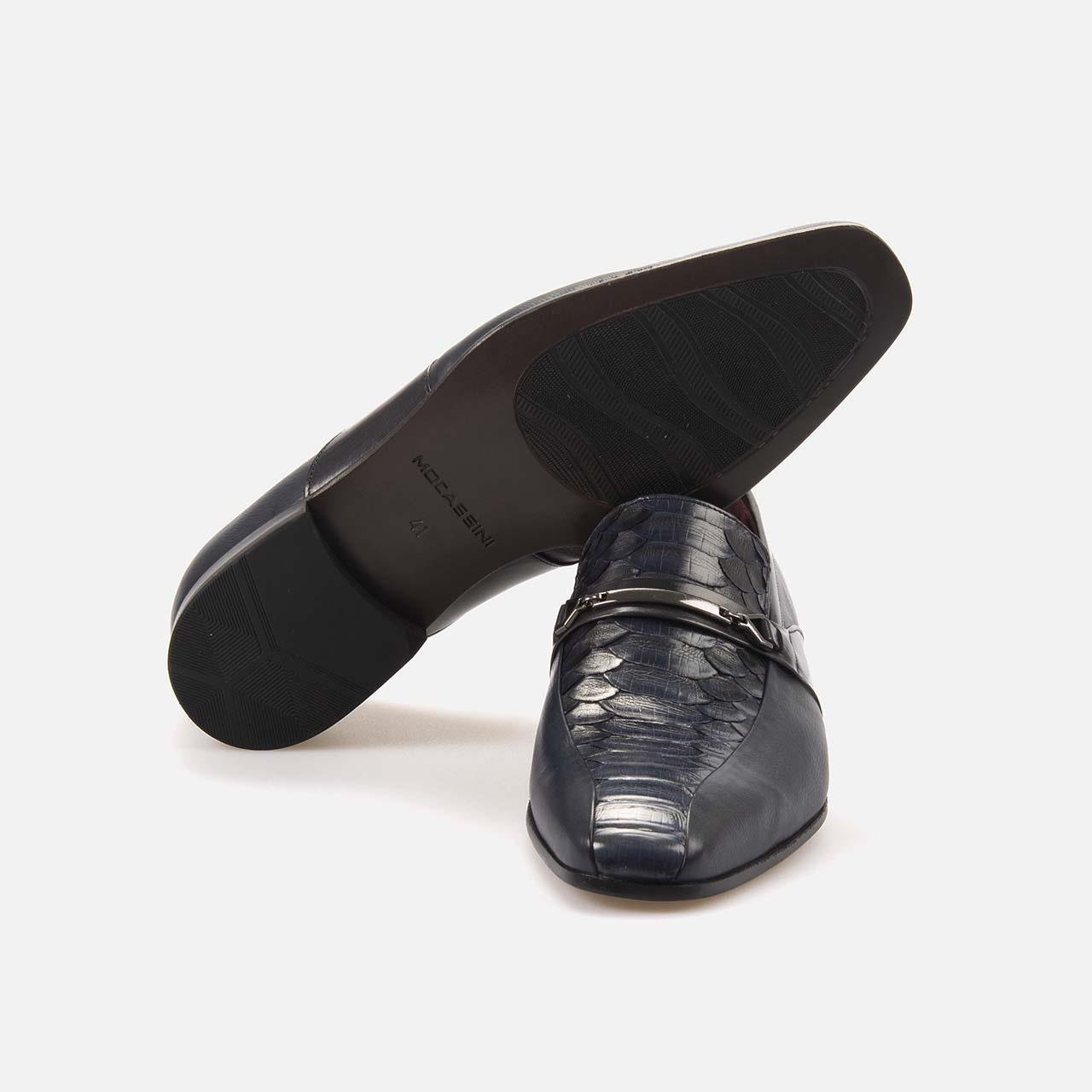 KlasikMocassini GoldMocassini Gold Hakiki Deri Erkek Klasik Ayakkabı 6646