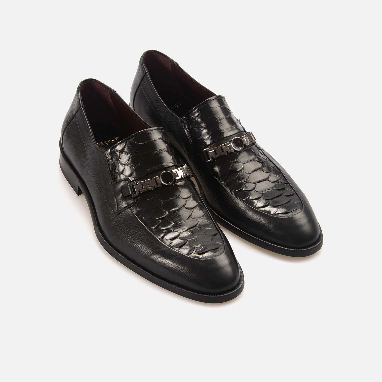 KlasikMocassini GoldMocassini Gold Hakiki Deri Erkek Klasik Ayakkabı 8955