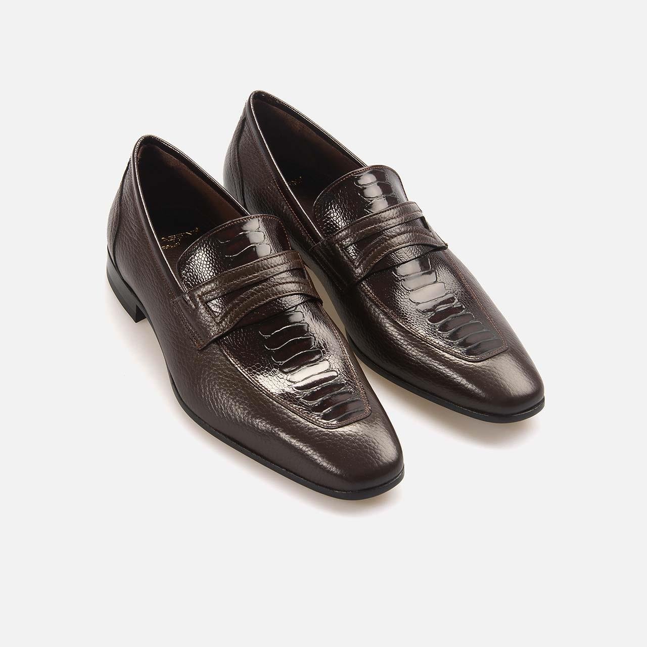 KlasikMocassini GoldMocassini Gold Hakiki Deri Erkek Klasik Ayakkabı 8764