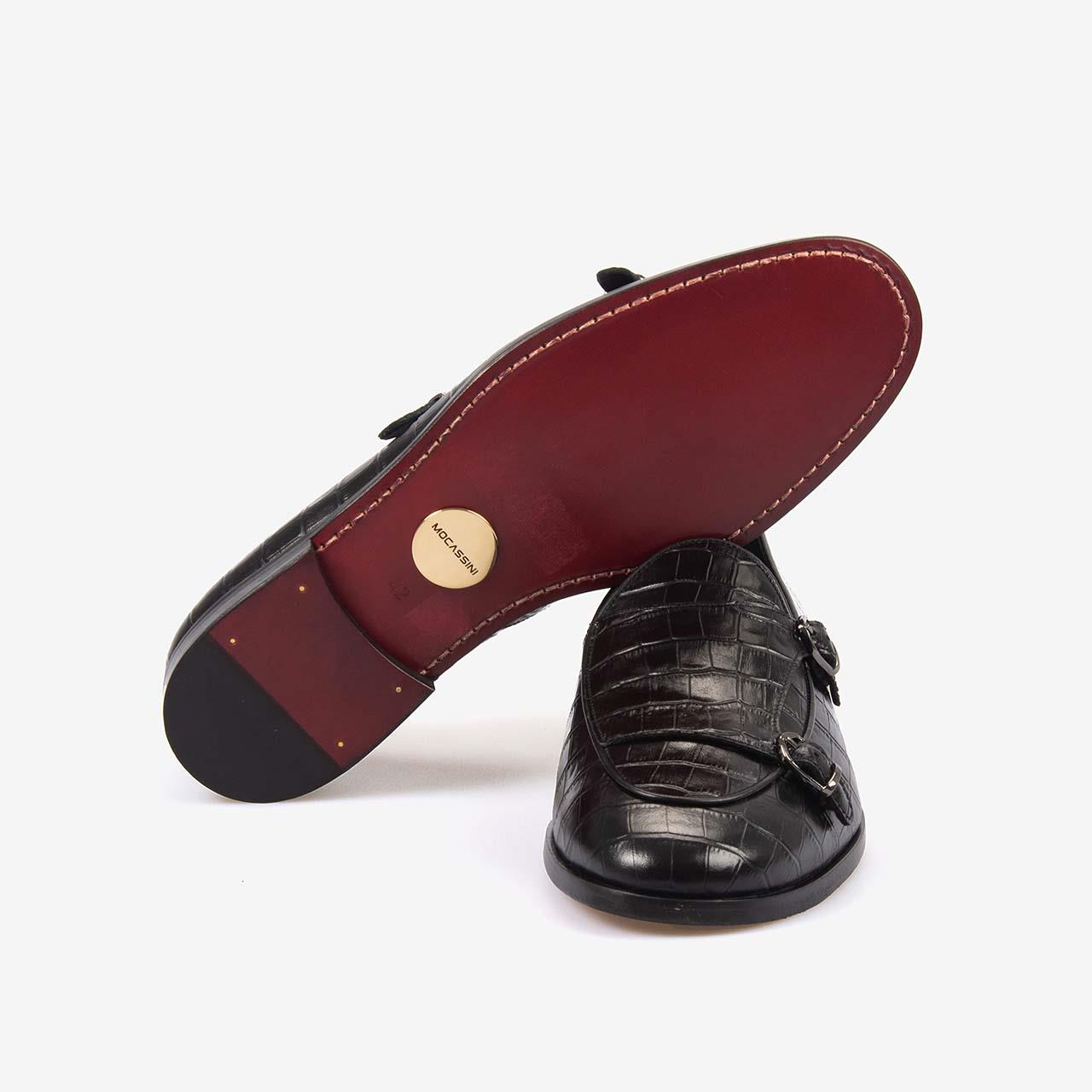 KlasikMocassini GoldMocassini Gold Hakiki Deri Erkek Klasik Ayakkabı 999-2