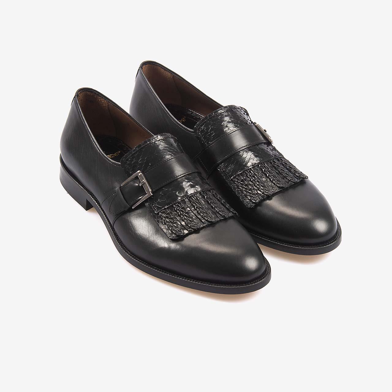 KlasikMocassiniMocassini Hakiki Deri Erkek Klasik Tokalı Ayakkabı 7245