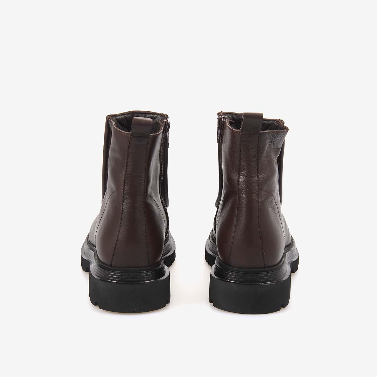 Günlük BotMocassiniMocassini Hakiki Deri Kadın Bot 7964