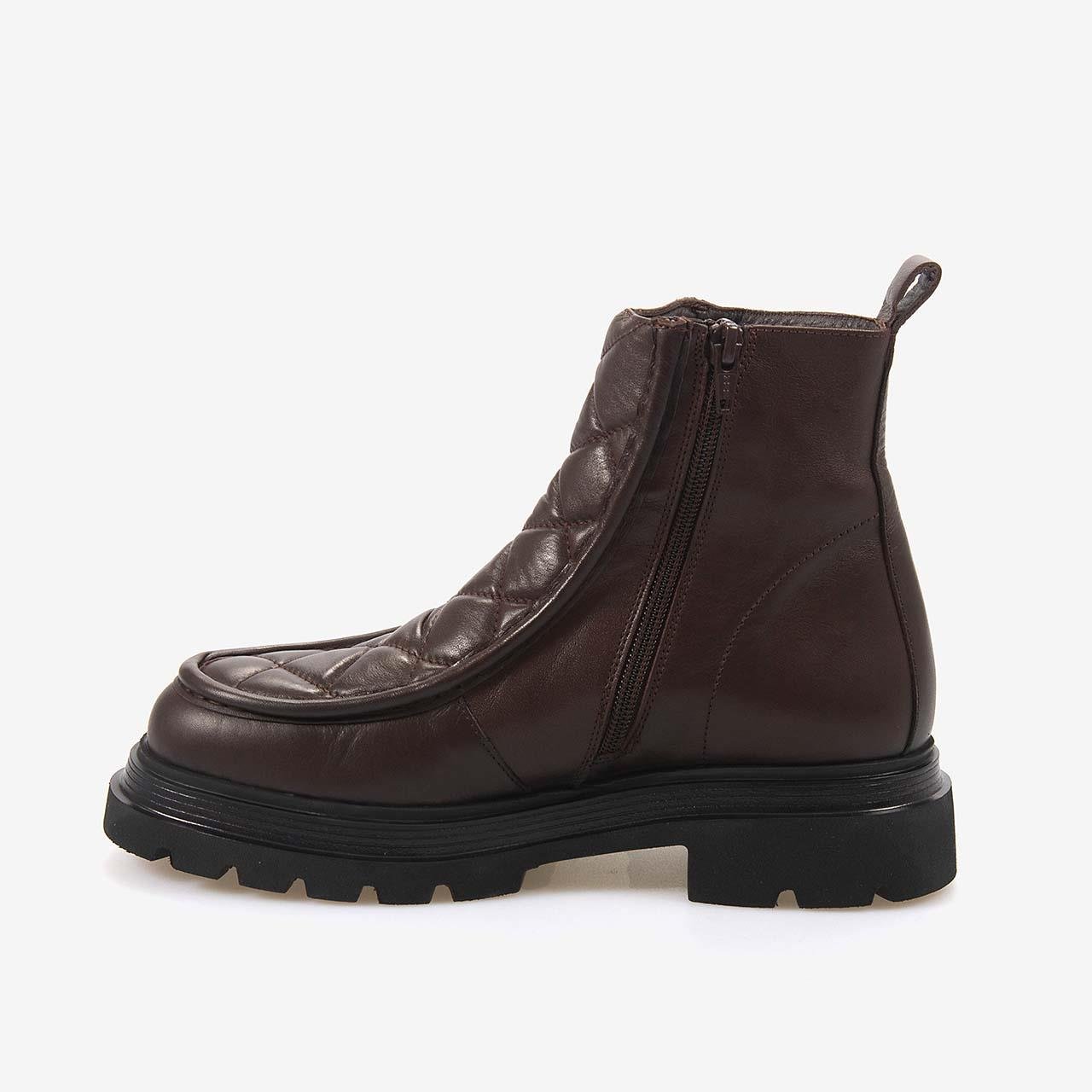 Günlük BotMocassiniMocassini Hakiki Deri Kadın Bot 7964