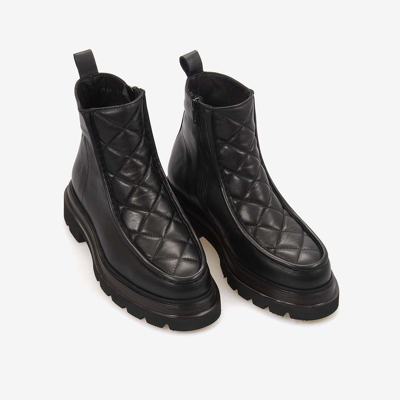 Günlük BotMocassiniMocassini Hakiki Deri Kadın Bot 7964