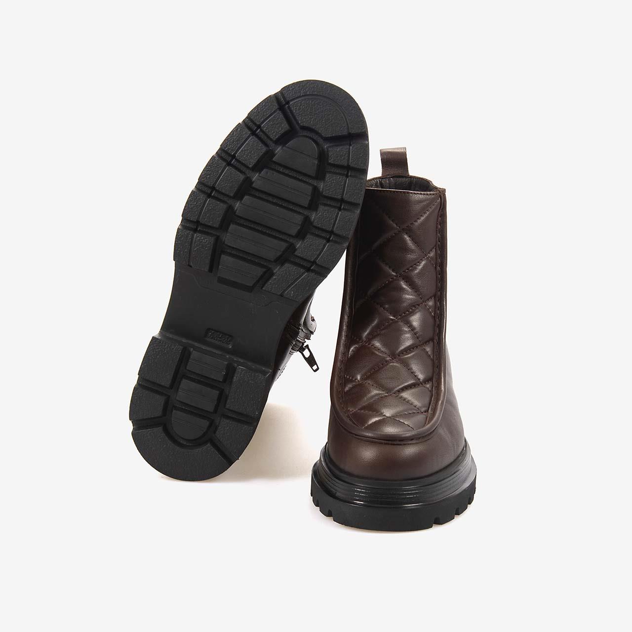 Günlük BotMocassiniMocassini Hakiki Deri Kadın Bot 7964