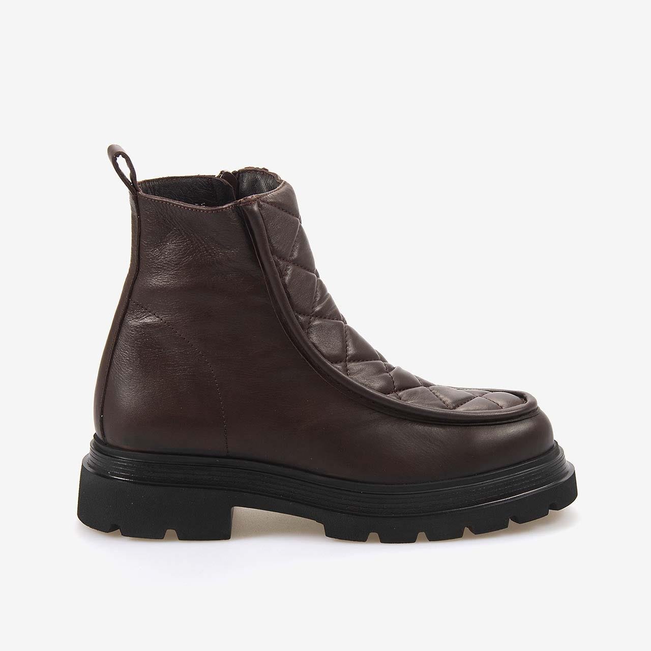 Günlük BotMocassiniMocassini Hakiki Deri Kadın Bot 7964