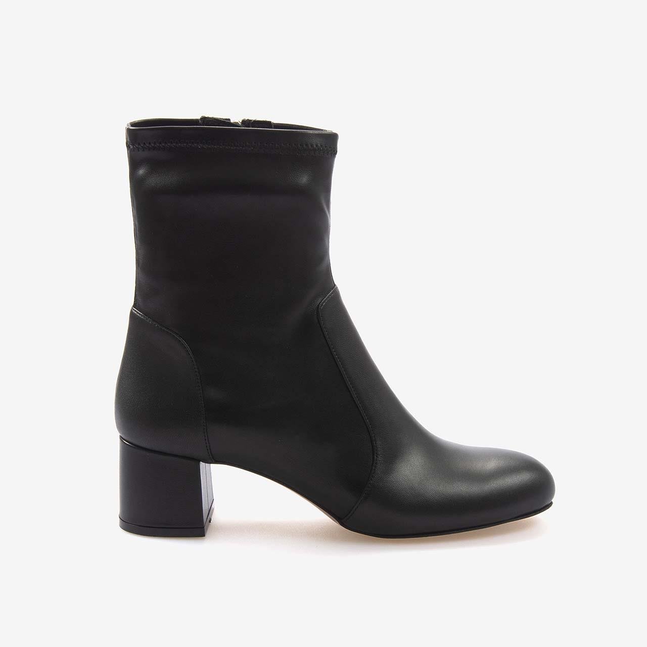 Günlük BotMocassiniMocassini Hakiki Deri Kadın Siyah Bot M101