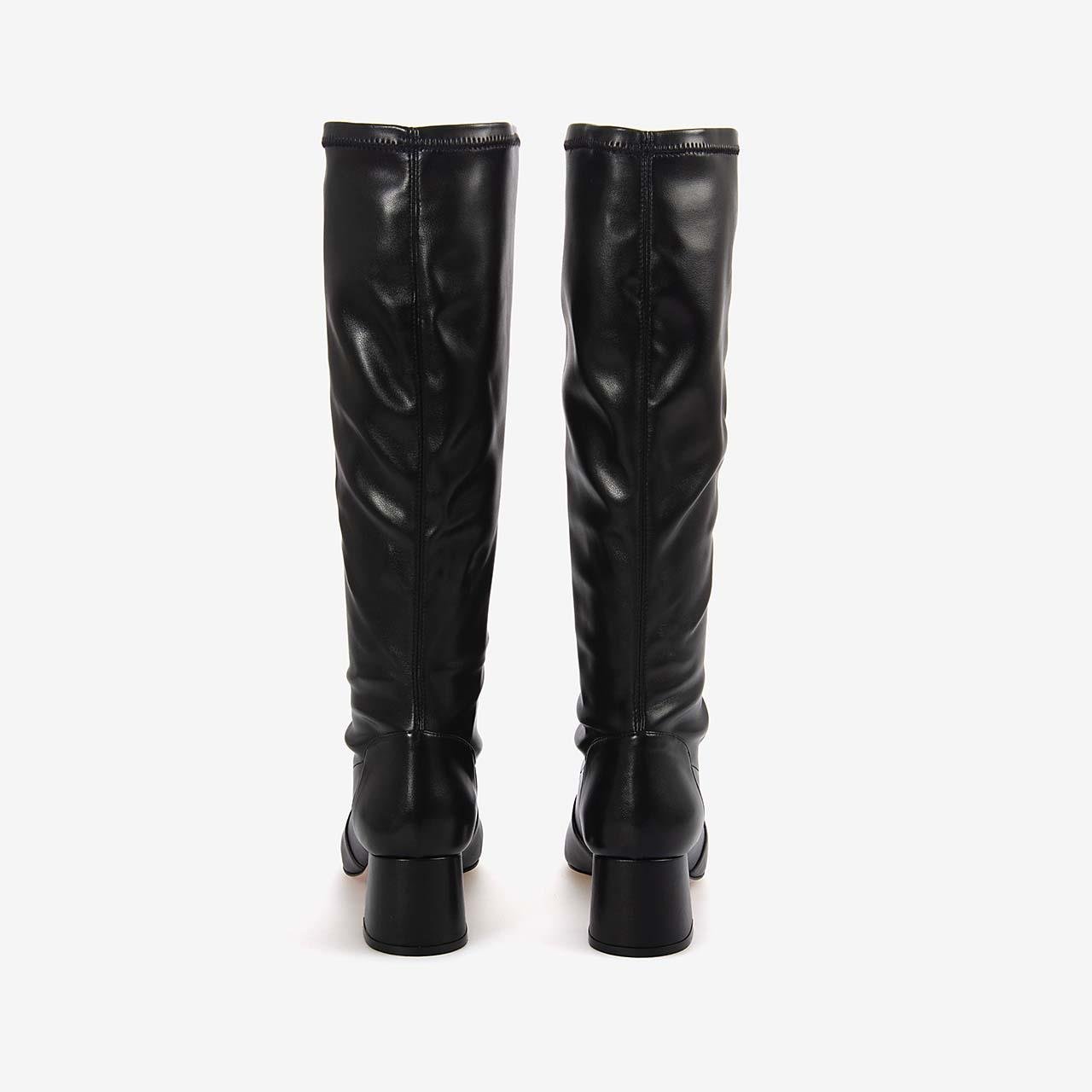 Günlük ÇizmeMocassiniMocassini Hakiki Deri Kadın Siyah Çizme 29106