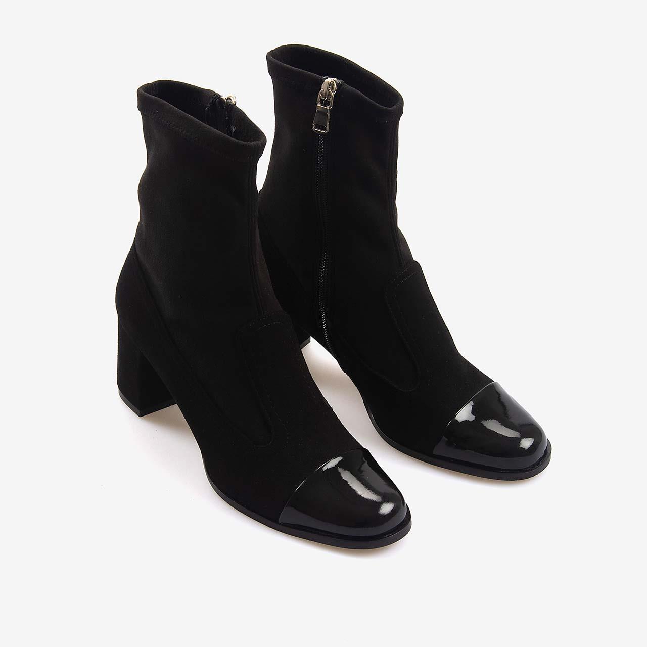 Günlük BotMocassiniMocassini Hakiki Deri Kadın Süet Bot 9209-21