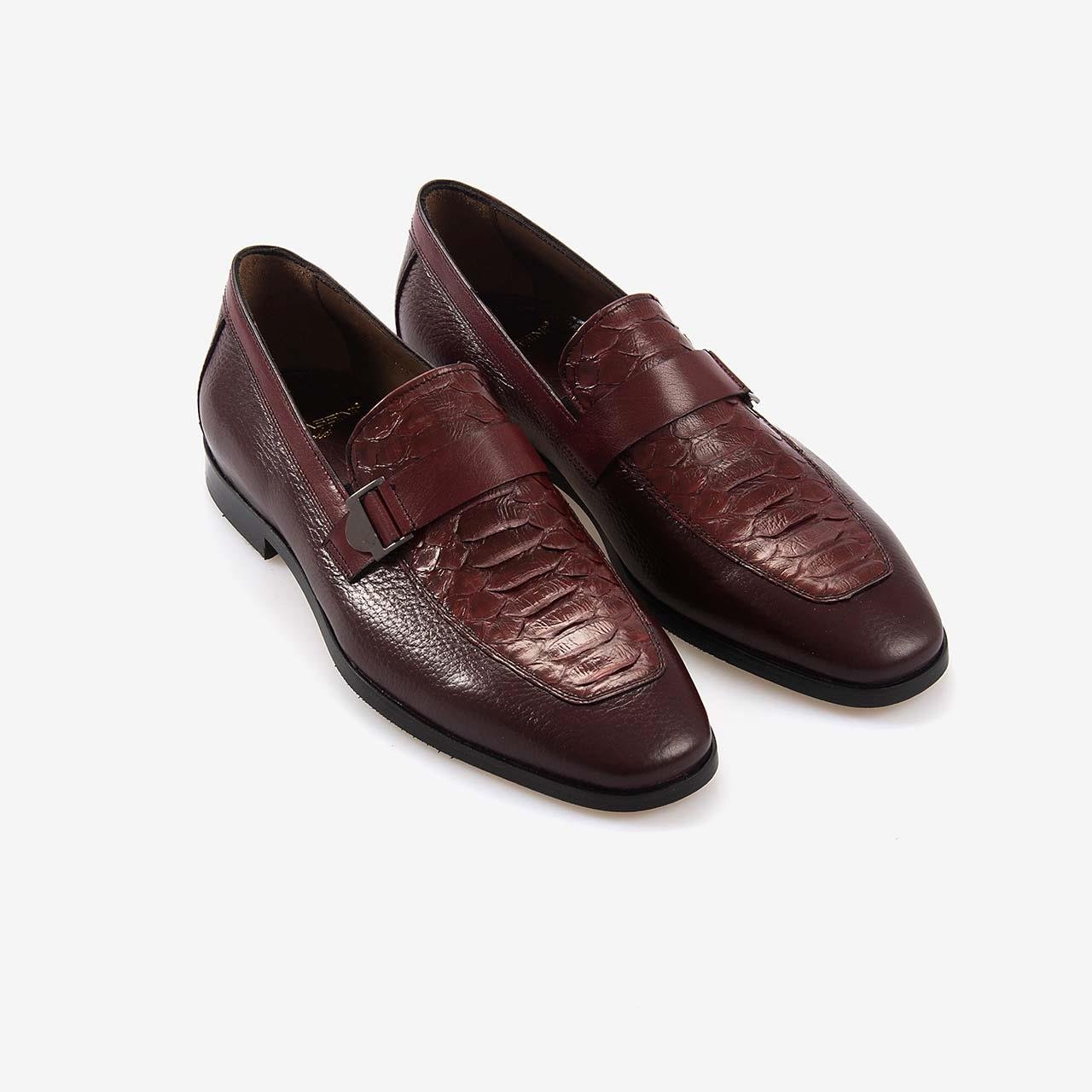 KlasikMocassiniMocassini Hakiki Geyik Derisi Erkek Klasik Ayakkabı 9111