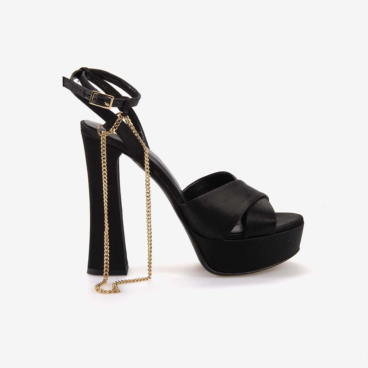 Gece&AbiyeMocassiniMocassini Kadın Saten Uzun Topuklu Gece & Abiye Ayakkabı 656494