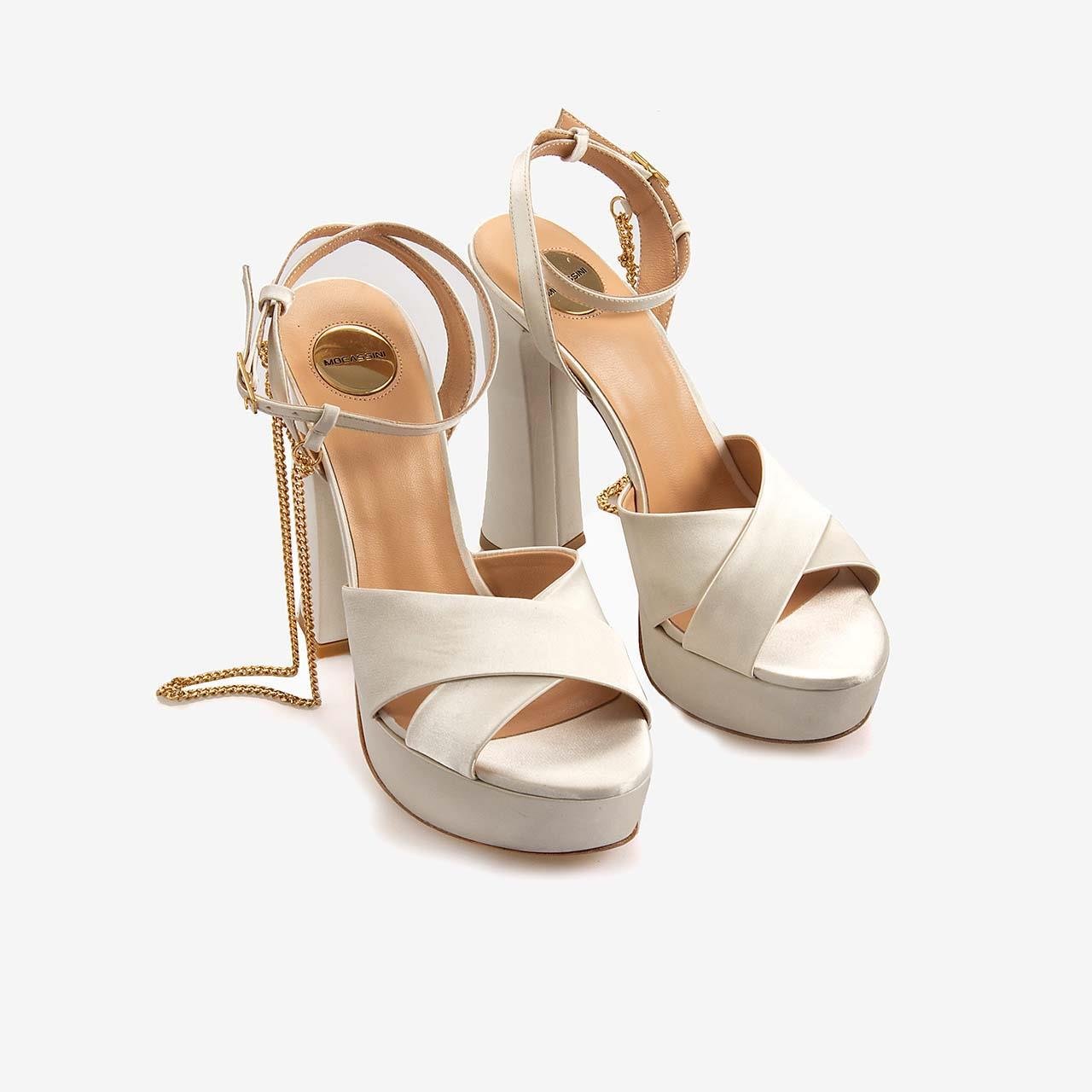 Gece&AbiyeMocassiniMocassini Kadın Saten Uzun Topuklu Gece & Abiye Ayakkabı 656494