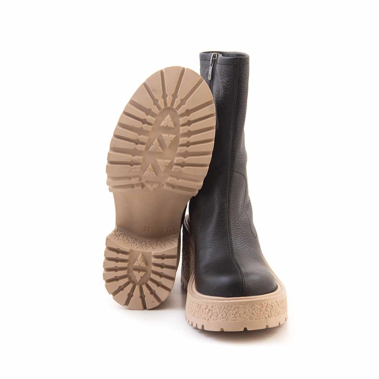 Topuklu BotMocassiniMocassini  Kalın Topuklu Kadın Bot 23-71