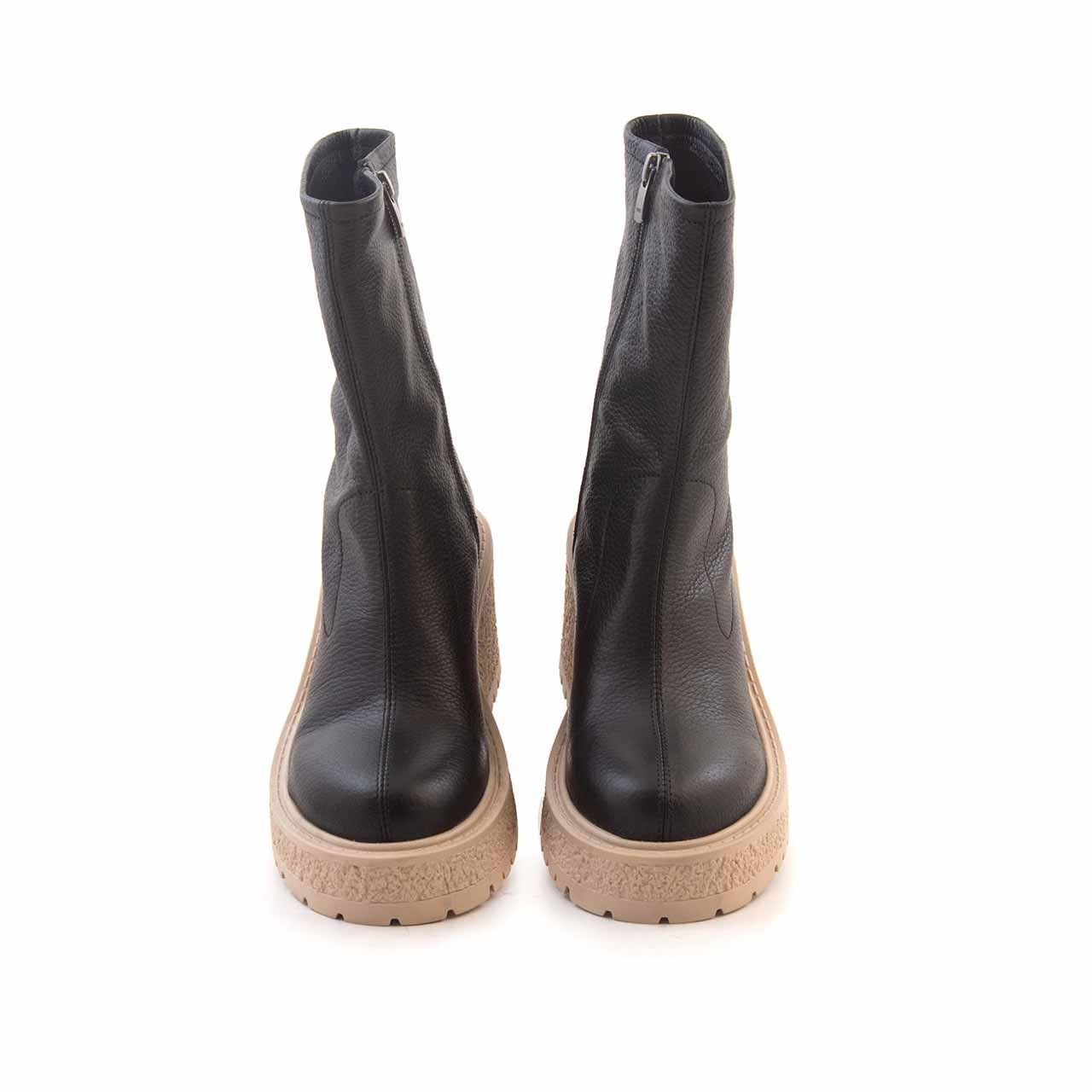 Topuklu BotMocassiniMocassini  Kalın Topuklu Kadın Bot 23-71