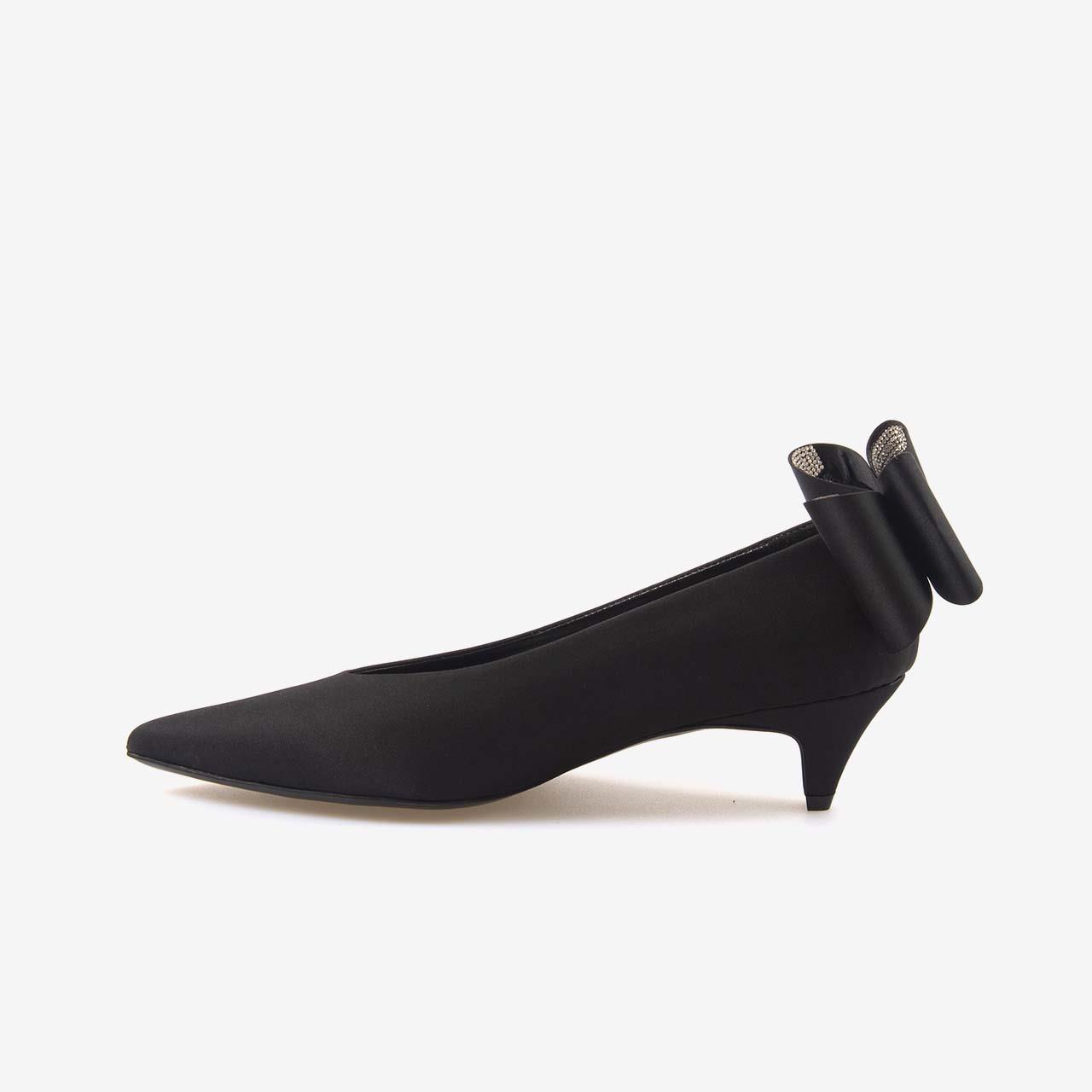 Topuklu AyakkabıMocassiniMocassini Saten Kadın Topuklu Ayakkabı 140-24