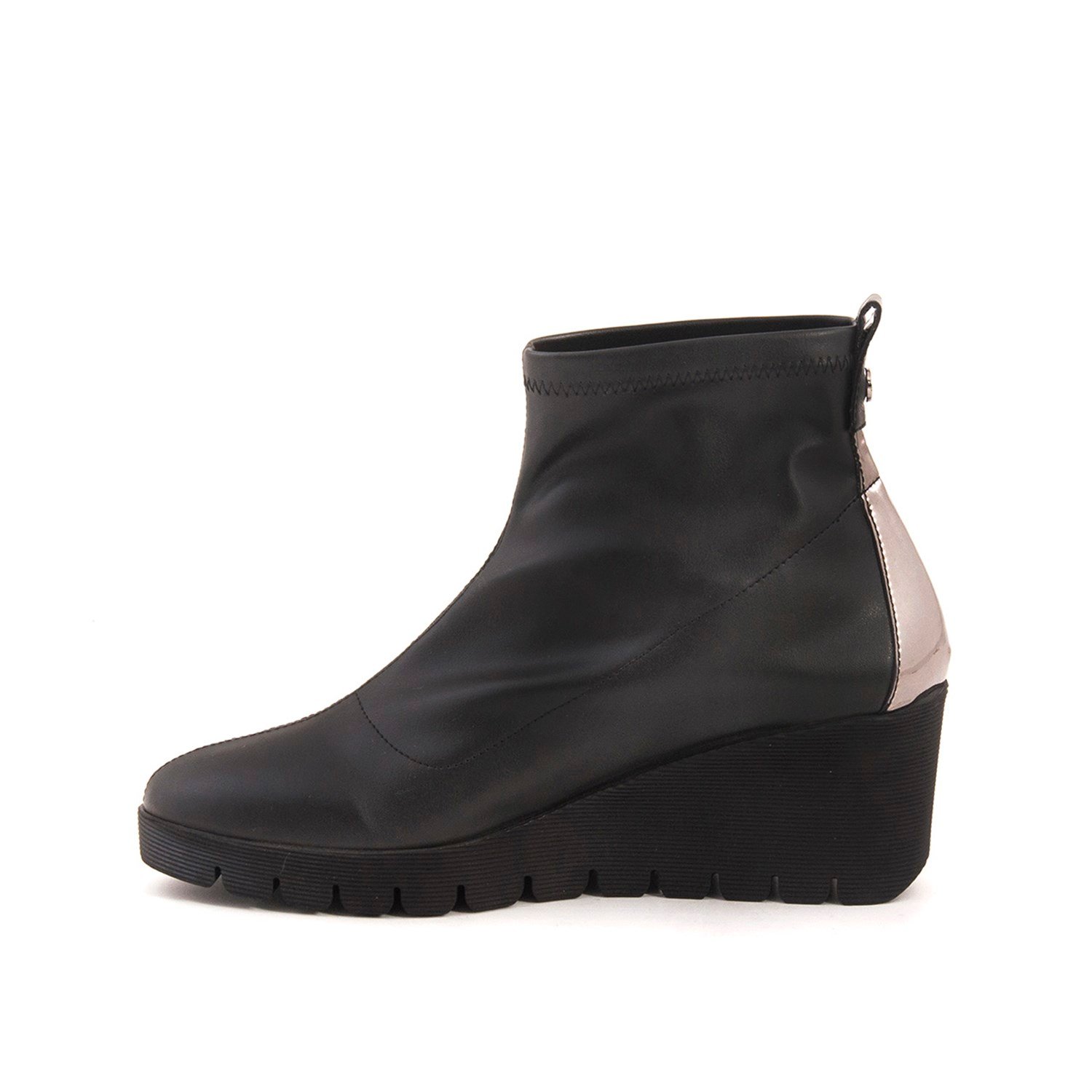 Rouge Deri Dolgu Topuklu Kadin Günlük Bot 3471-134