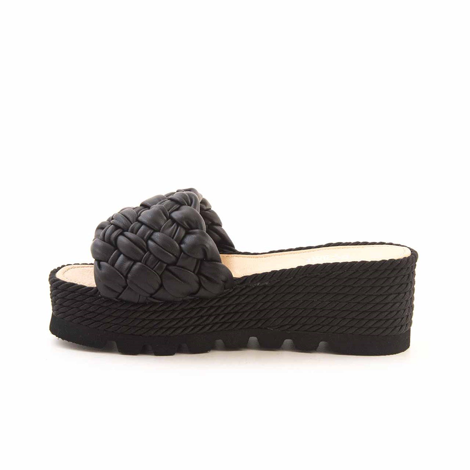 Rouge Deri Dolgu Topuklu Kadın Terlik 36-10