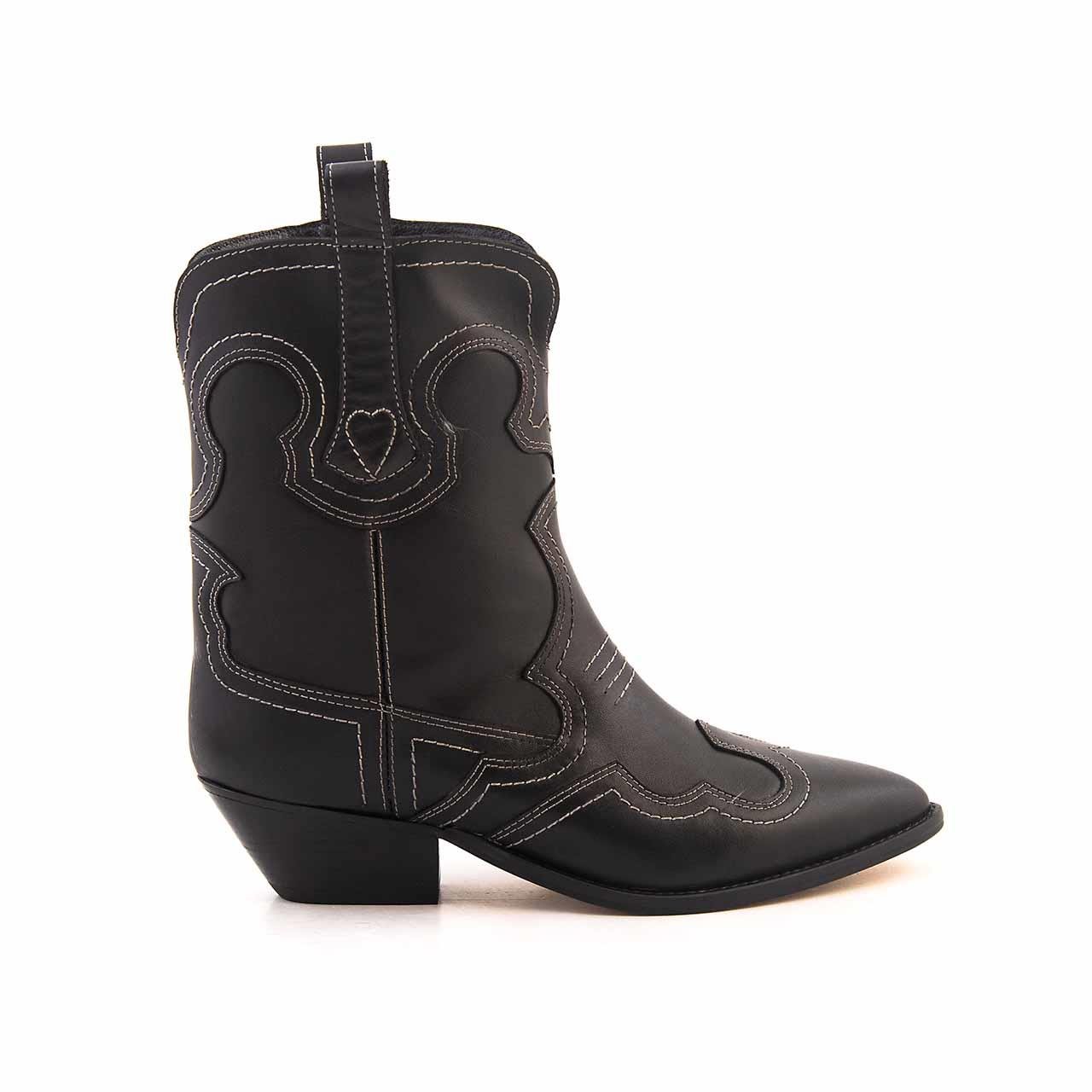 RougeRouge Deri  Kadın Western Bot 143-50