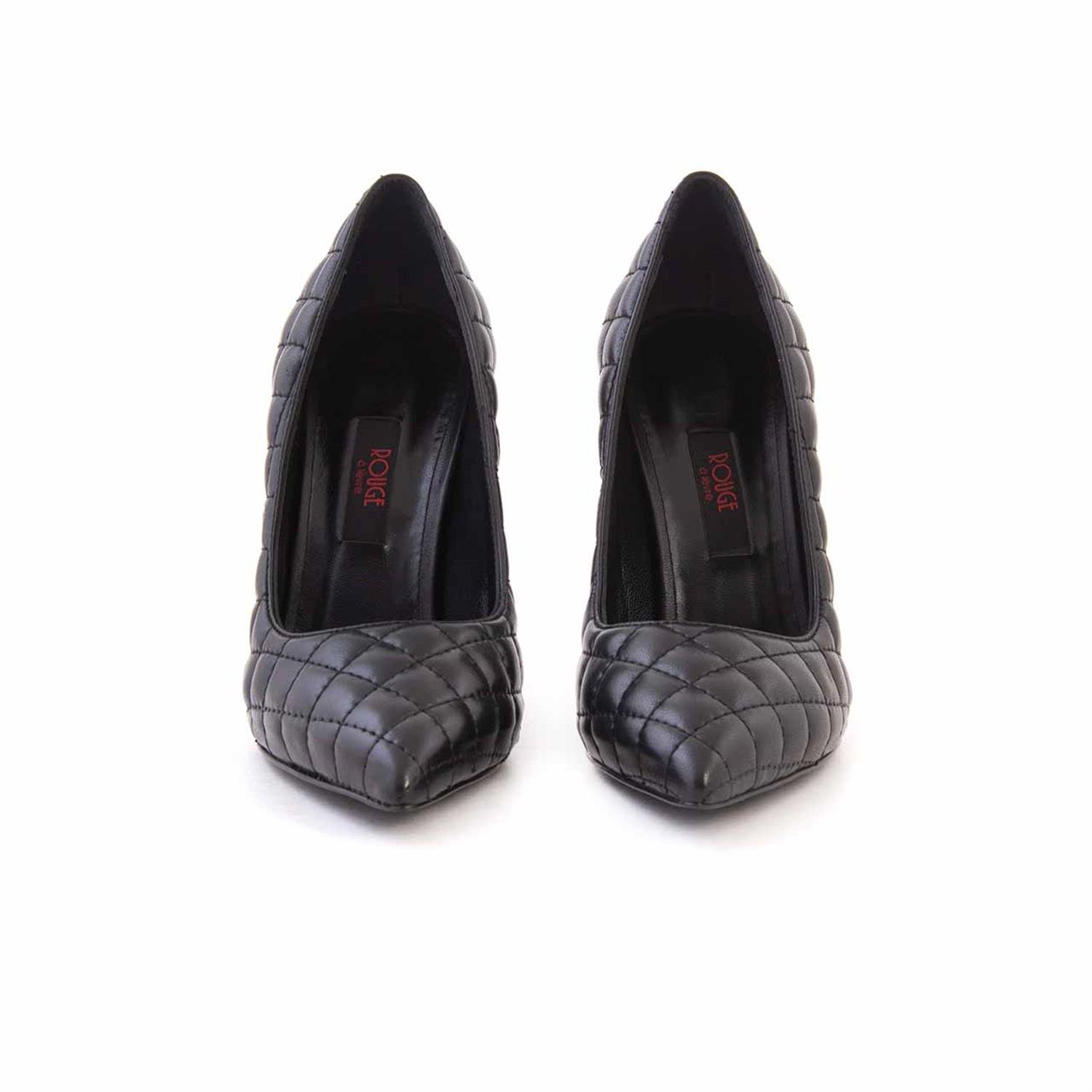 Rouge Deri Uzun Topuklu Kadın Gece & Abiye Ayakkabı 077