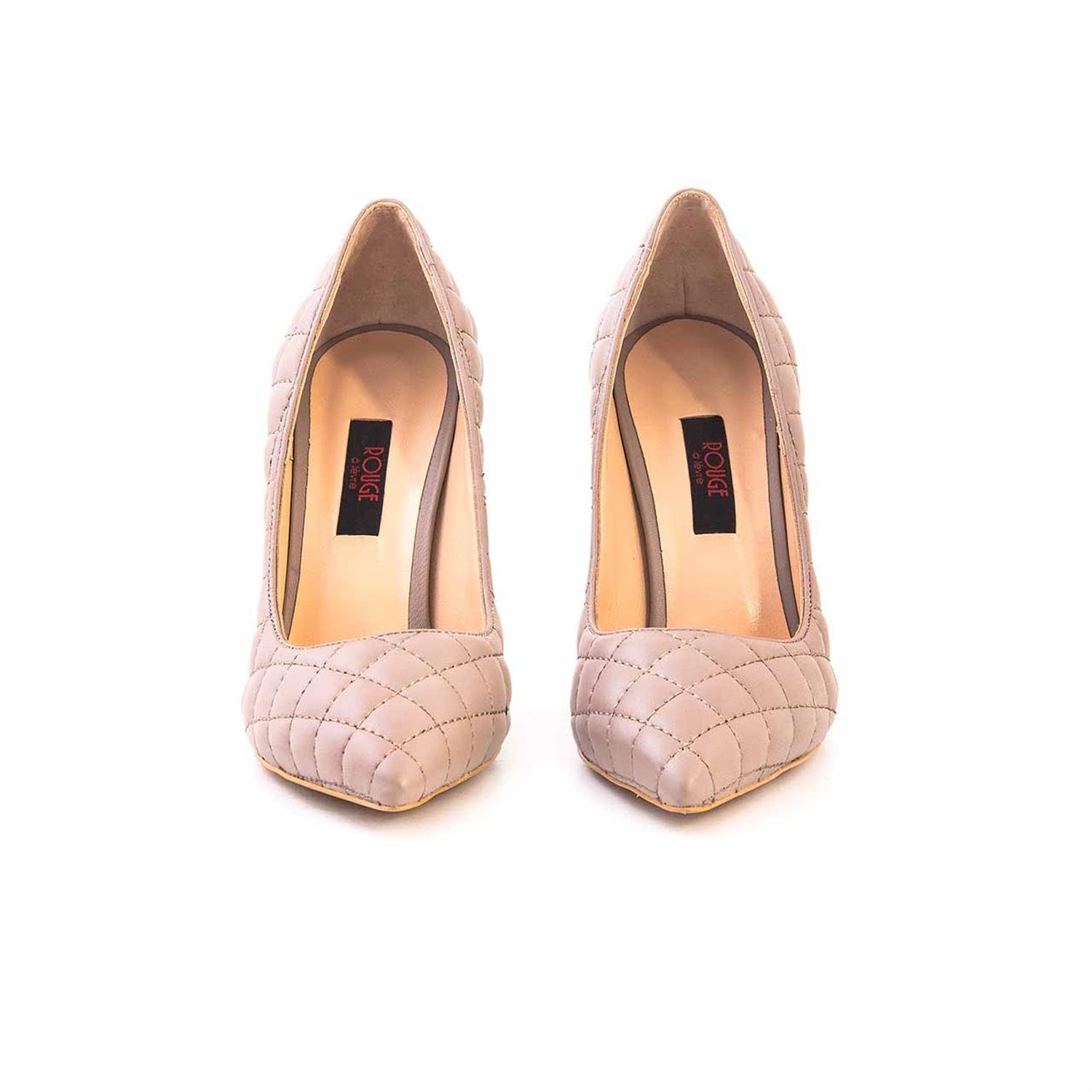 Rouge Deri Uzun Topuklu Kadın Gece & Abiye Ayakkabı 077