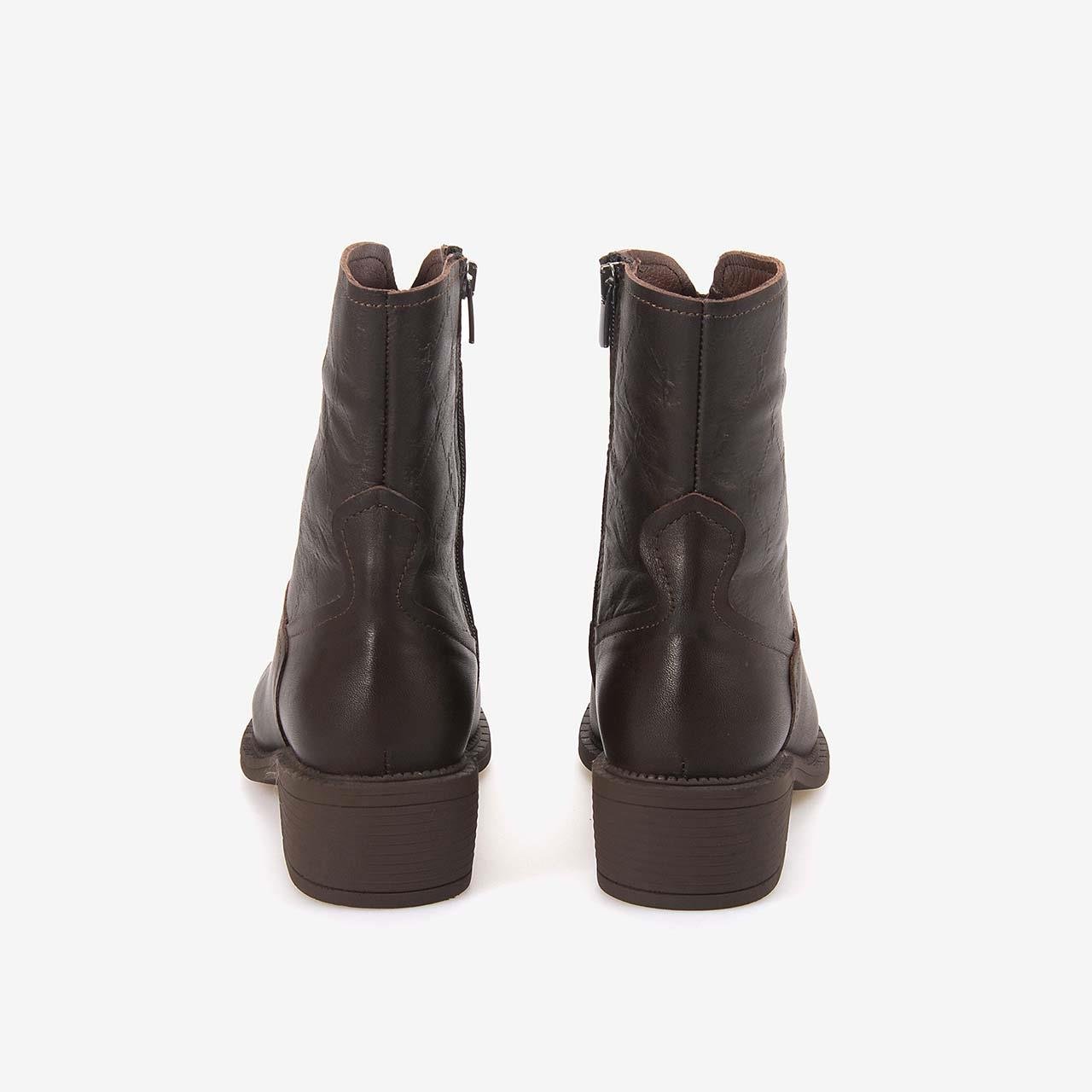 Günlük BotRougeRouge Hakiki Deri Günlük Kadın Bot 628