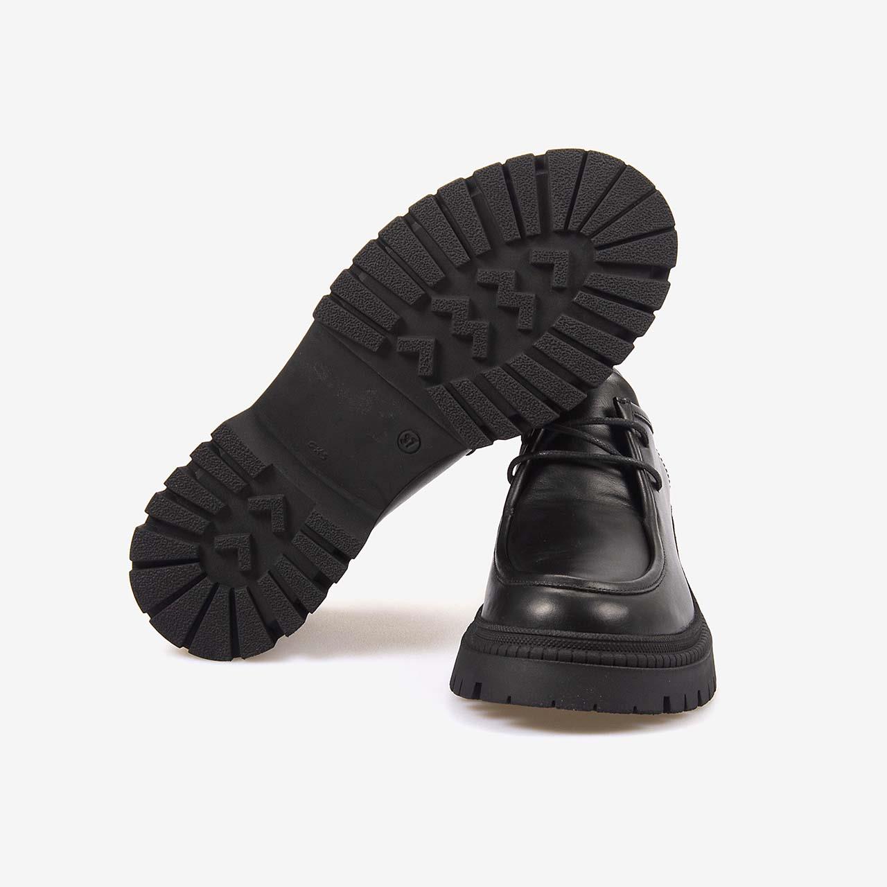 GünlükRougeRouge Hakiki Deri Kadın Bağcıklı Günlük Ayakkabı 51456-1