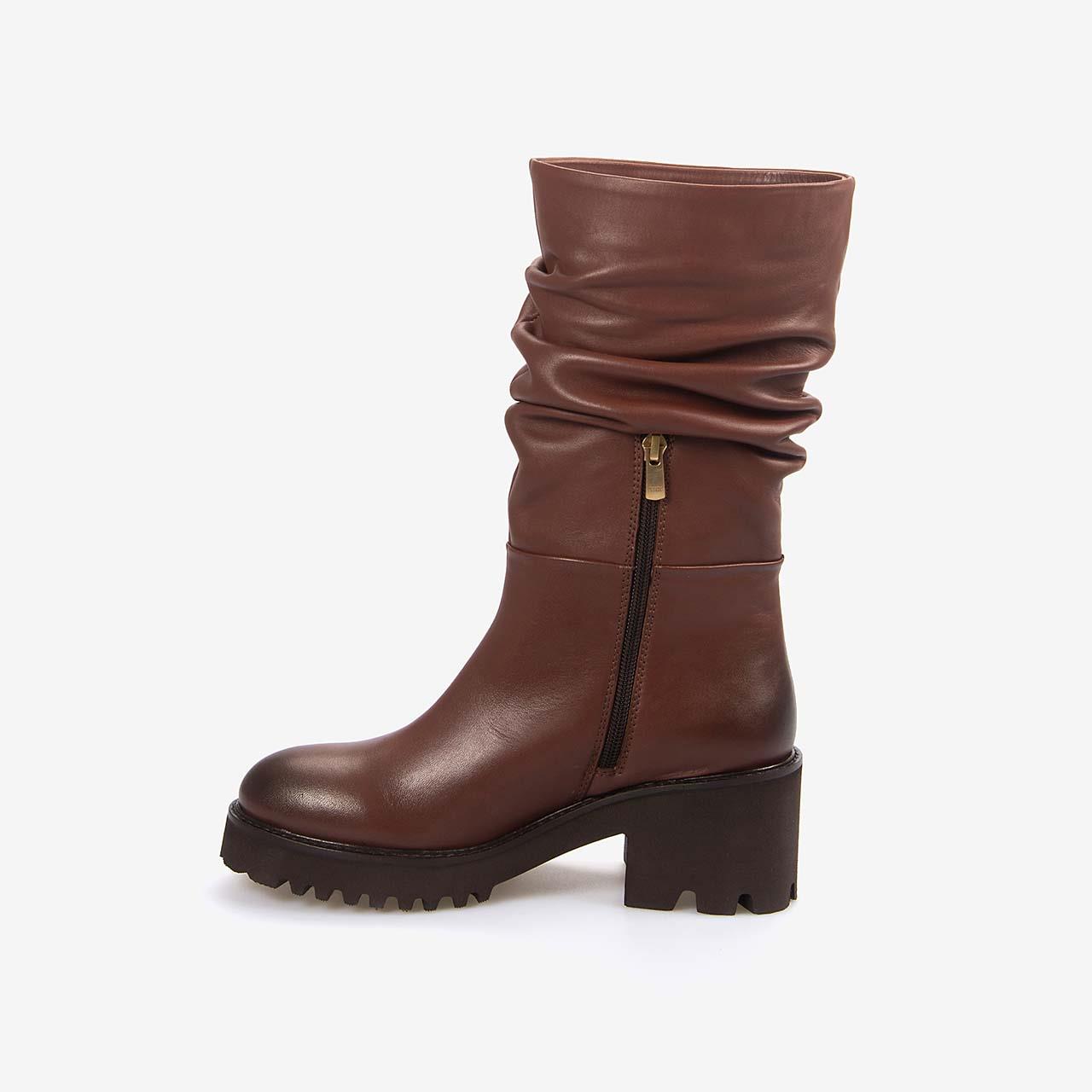 Günlük ÇizmeRougeRouge Hakiki Deri Kadın Çizme 313-4017