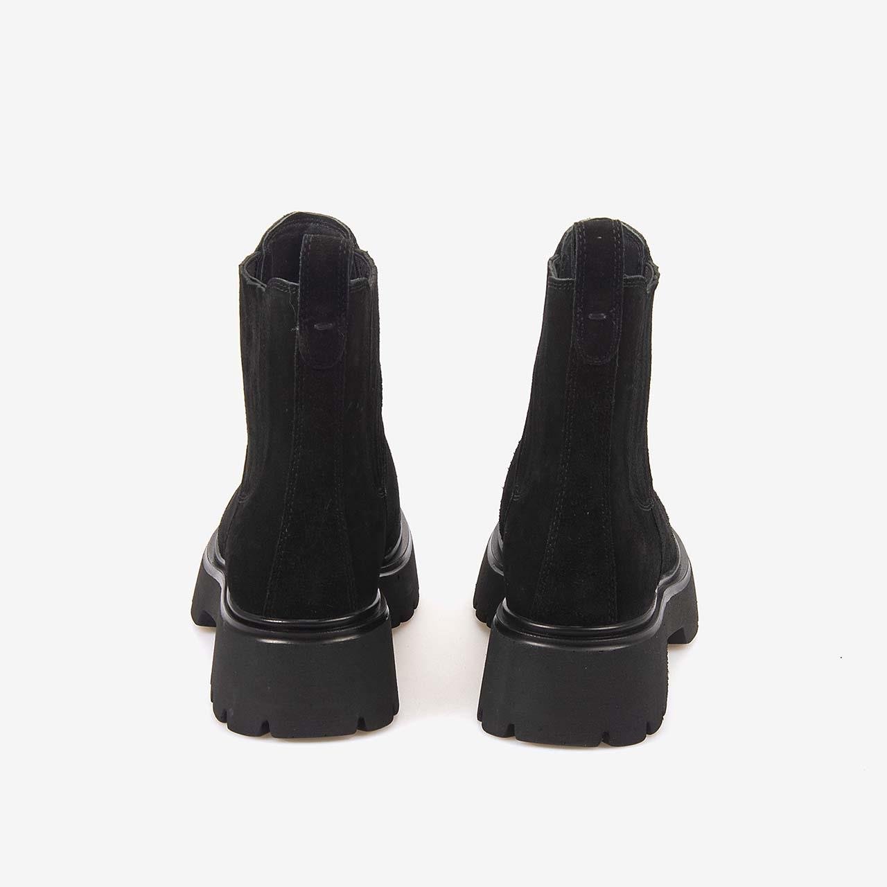 Günlük BotRougeRouge Hakiki Deri Kadın Süet Chelsea Bot 1700-3022