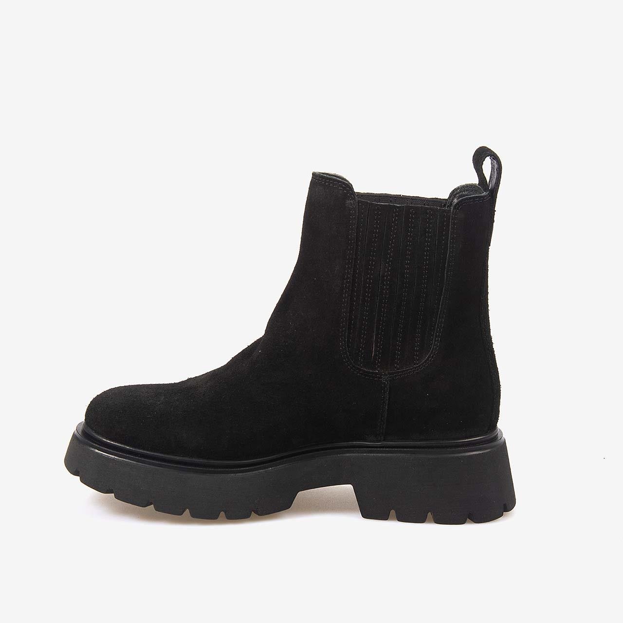 Günlük BotRougeRouge Hakiki Deri Kadın Süet Chelsea Bot 1700-3022