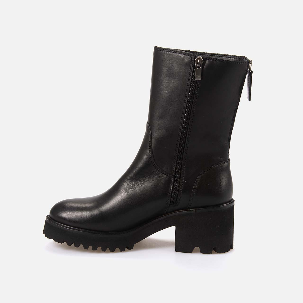 Günlük BotRougeRouge Hakiki Deri Kadın Topuklu Bot EVS2963