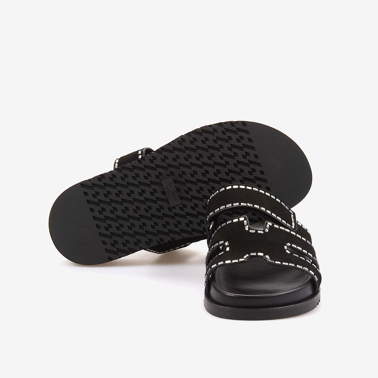 TerlikRougeRouge Hakiki Deri Süet Kadın Terlik 3092-1