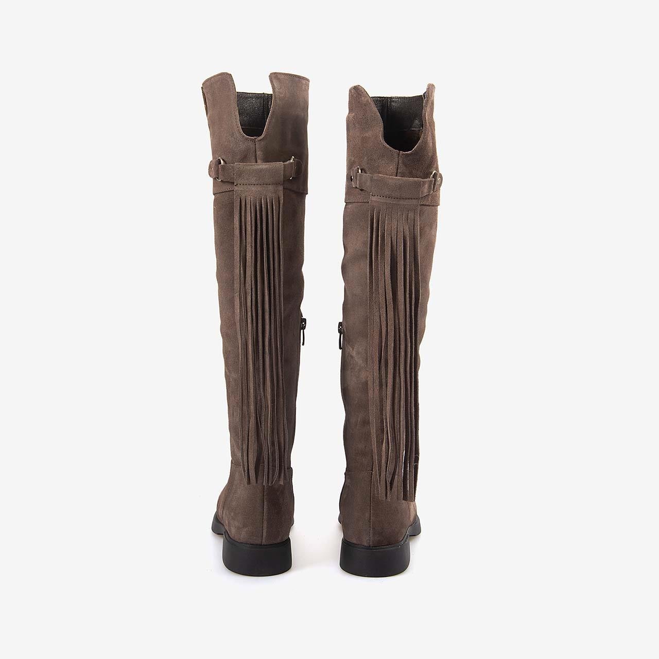 Günlük ÇizmeRougeRouge Kadın  Süet Çizme 722